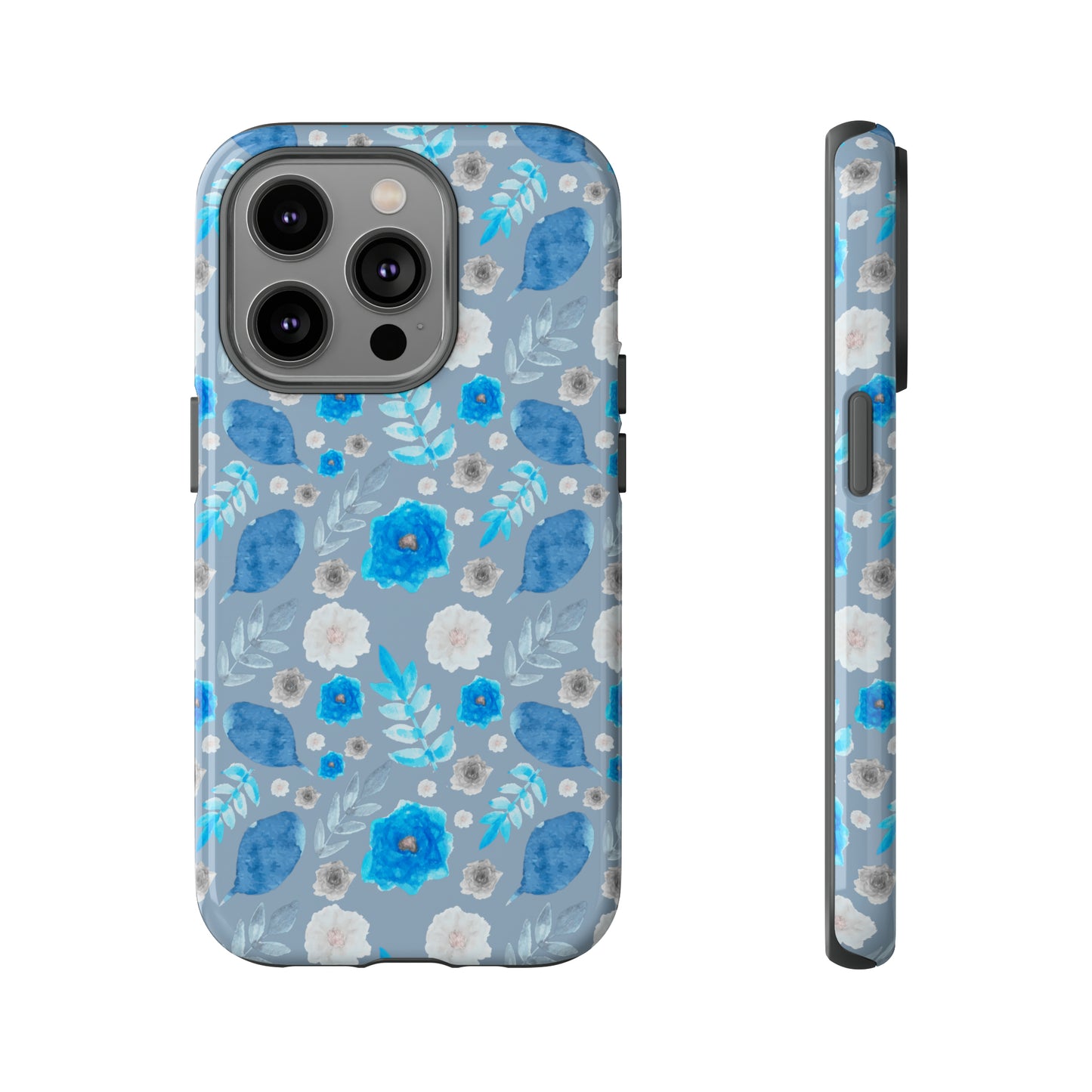 Blue Blooms-Tough Cases - MahaCase