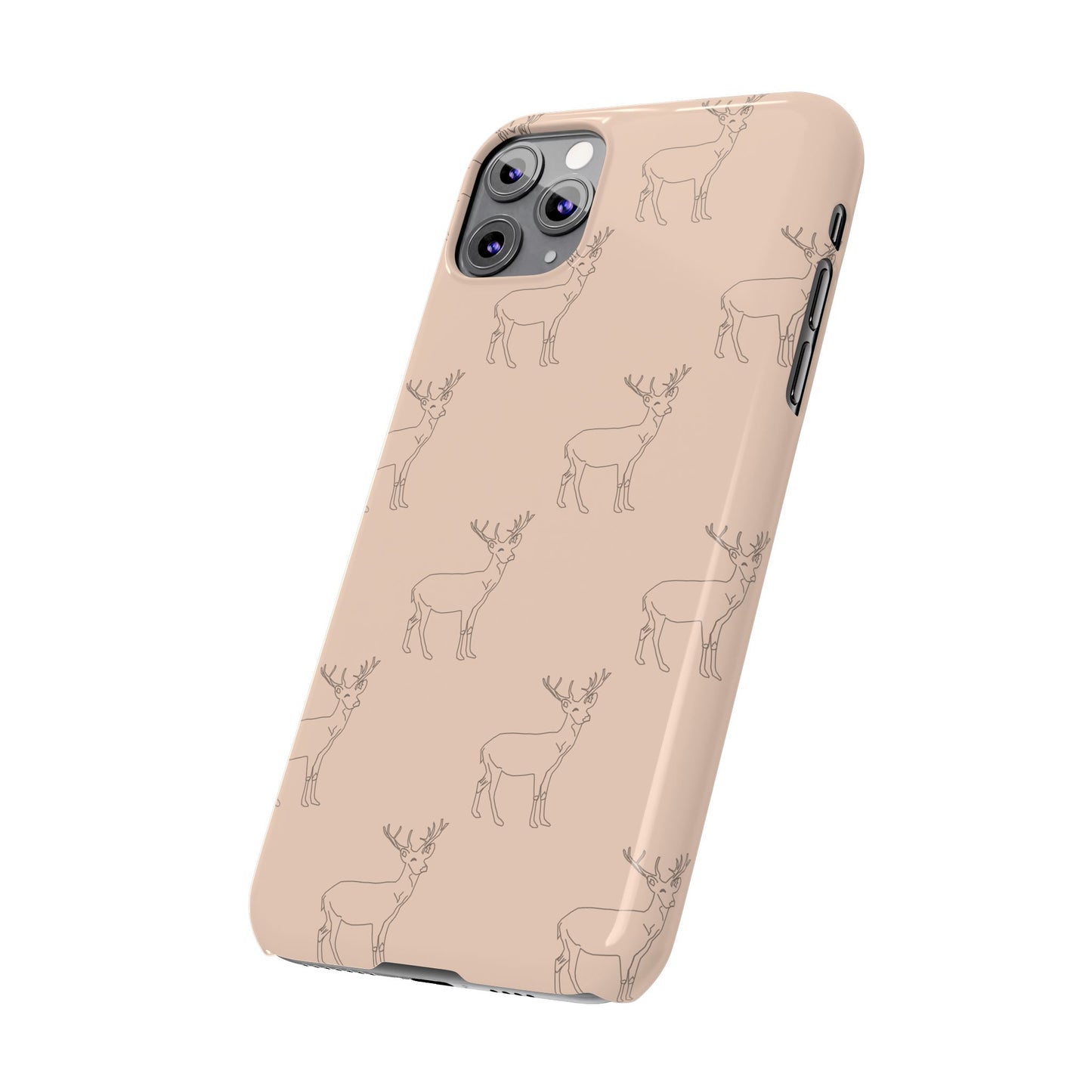 Deer Pattern #03-Slim iPhone Cases - MahaCase