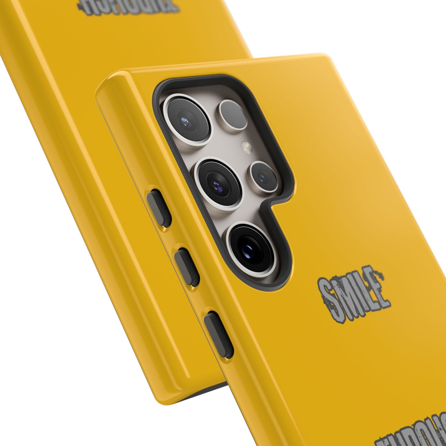 Smile Through Challenges Tough Cases iPhone Samsung Google Pixel - MahaCase