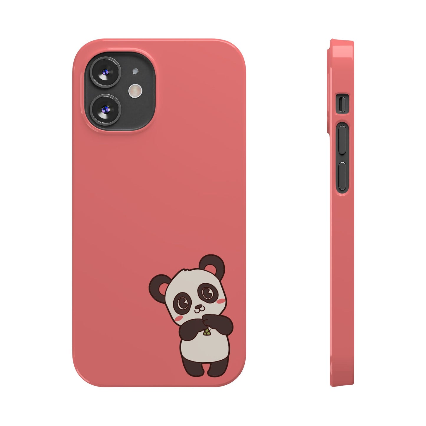 Cute Panda #36-Slim iPhone Cases - MahaCase