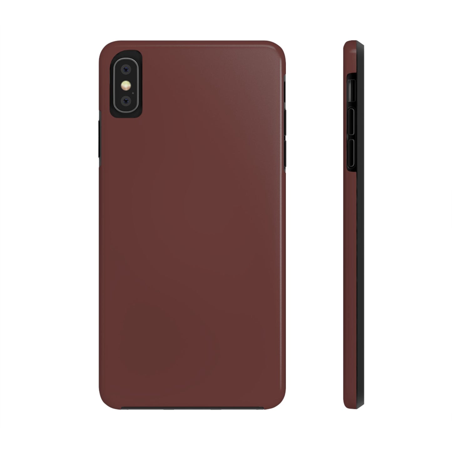 Phone Case - Garnet Color Fall 2025 Trending Color, Sturdy Phone Cases, Durable Cell Phone Covers, Trendy Gadget Protection, Unique Phone Accessories- iPhone, Samsung