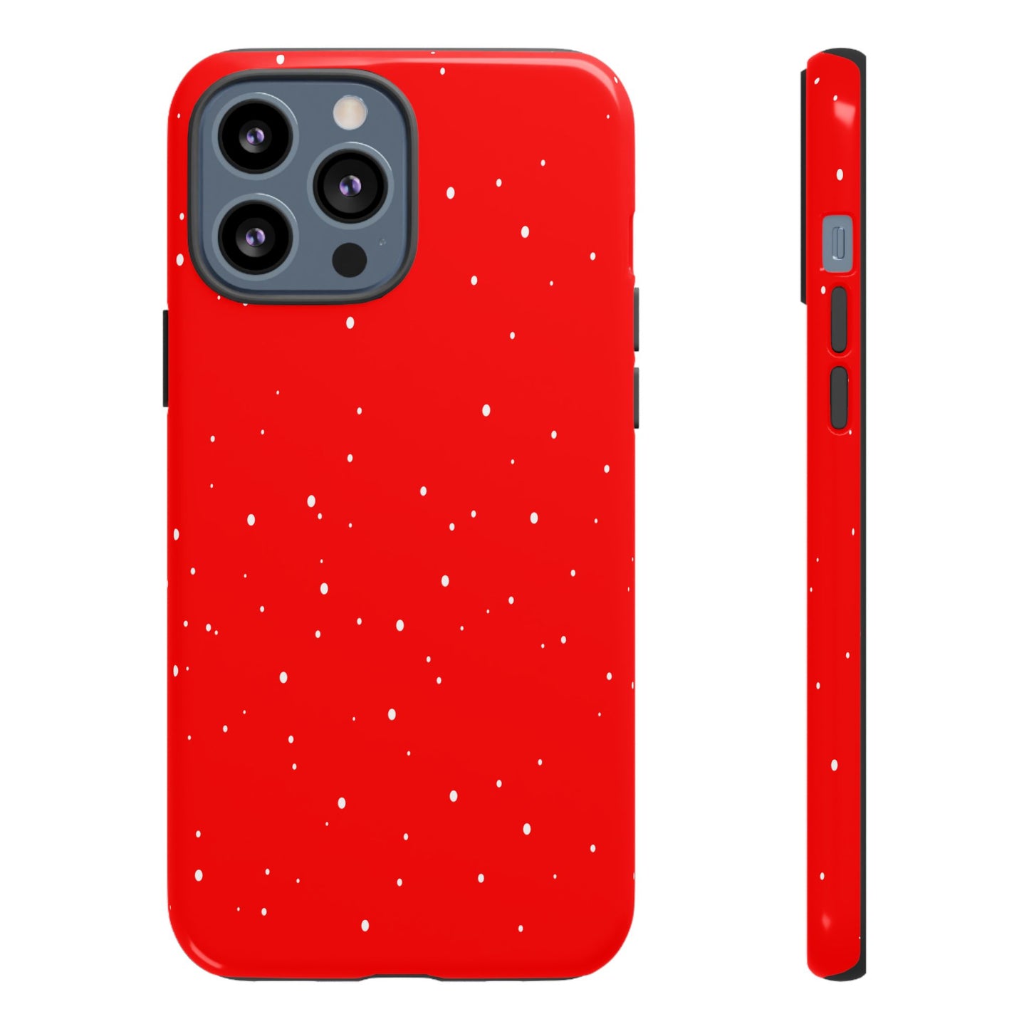 Snowy Red - Tough Cases iPhone Samsung Google Pixel - MahaCase