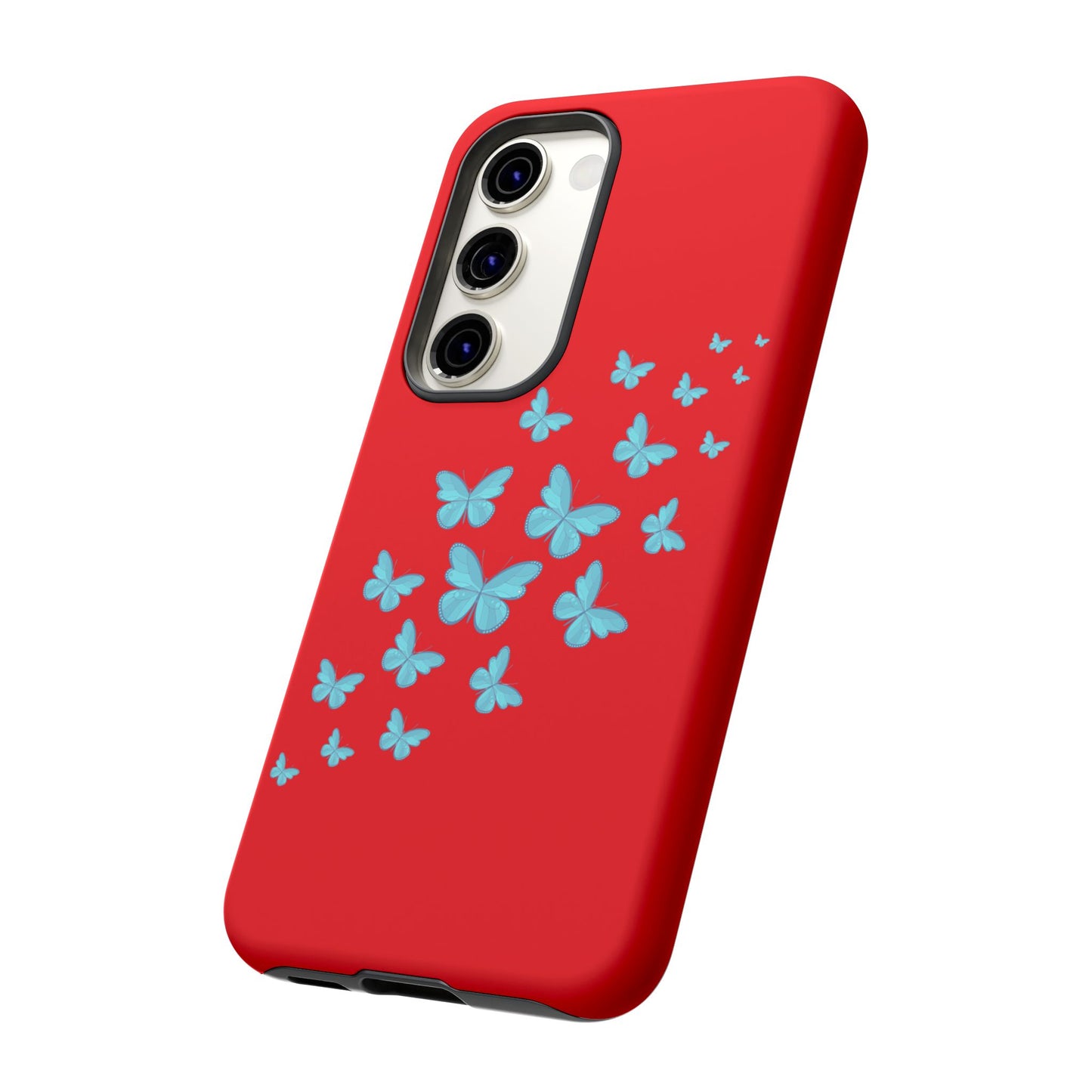 Butterflies in Red - Tough Cases iPhone Samsung Google Pixel - MahaCase