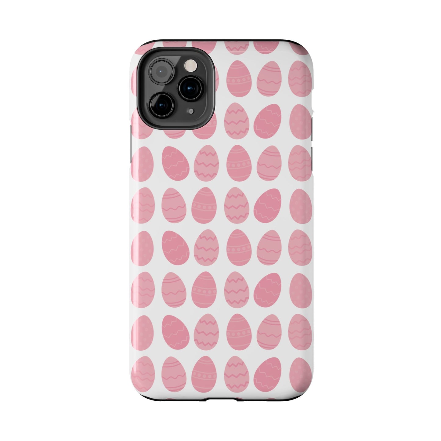 Pink Easter Egg Tough Phone Cases - Durable Protection for Spring Celebrations iPhone Samsung Galaxy - MahaCase