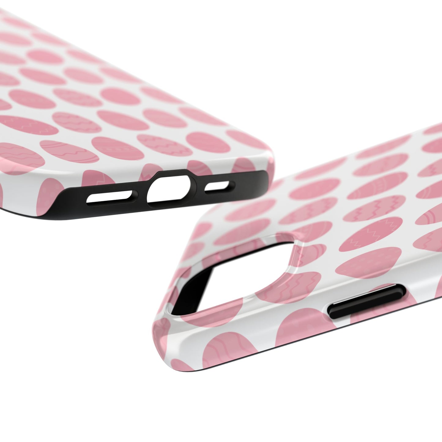 Pink Easter Egg Tough Phone Cases - Durable Protection for Spring Celebrations iPhone Samsung Galaxy - MahaCase