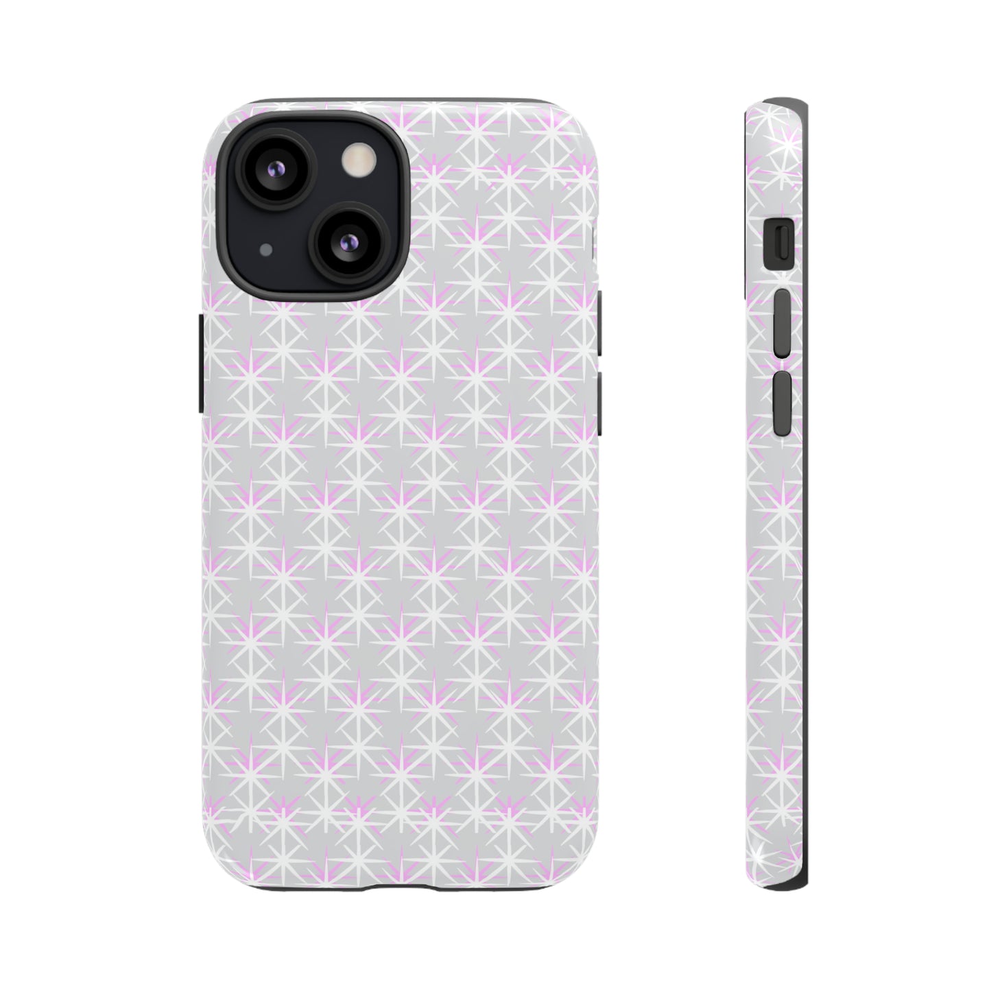 Grey Skies, Pink Stars-Tough Cases - MahaCase