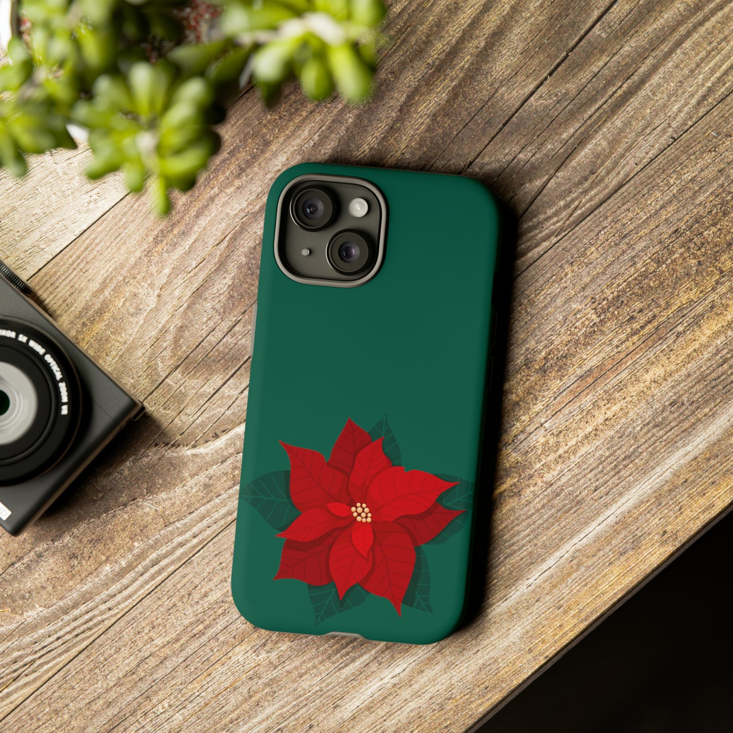 Poinsettia Charm #10-Tough Cases - MahaCase
