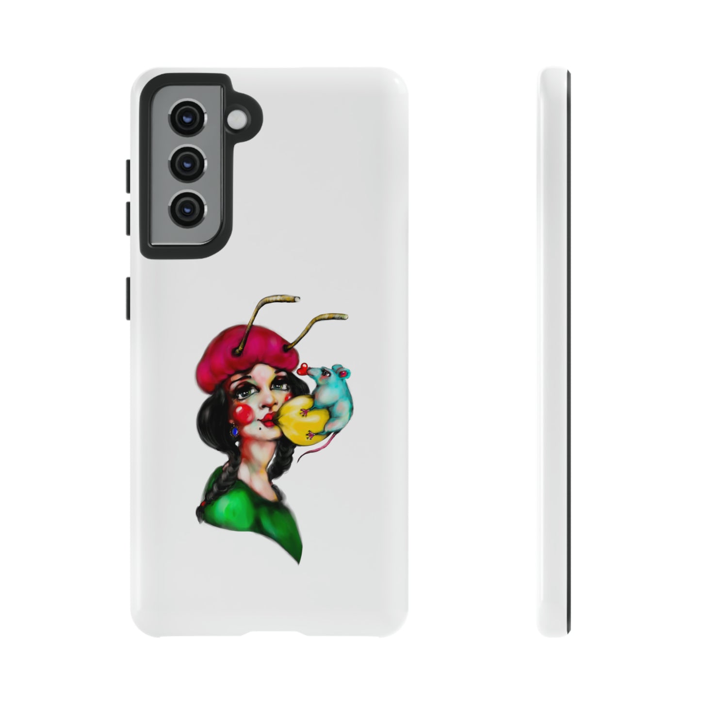 Design #211 White BKG-Tough Cases - MahaCase