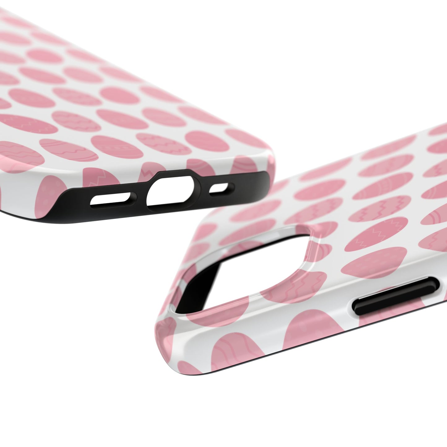 Pink Easter Egg Tough Phone Cases - Durable Protection for Spring Celebrations iPhone Samsung Galaxy - MahaCase