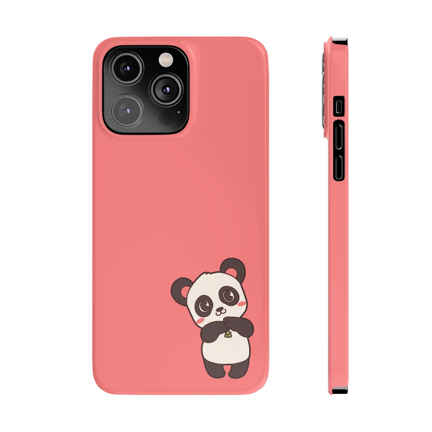 Cute Panda #36-Slim iPhone Cases - MahaCase