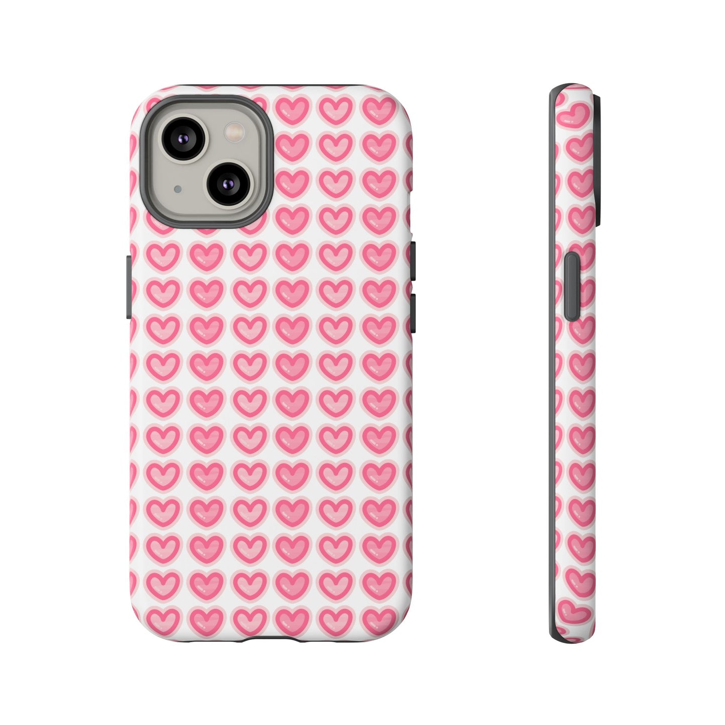 Hearts Pattern - Tough Cases iPhone Samsung Google Pixel - MahaCase