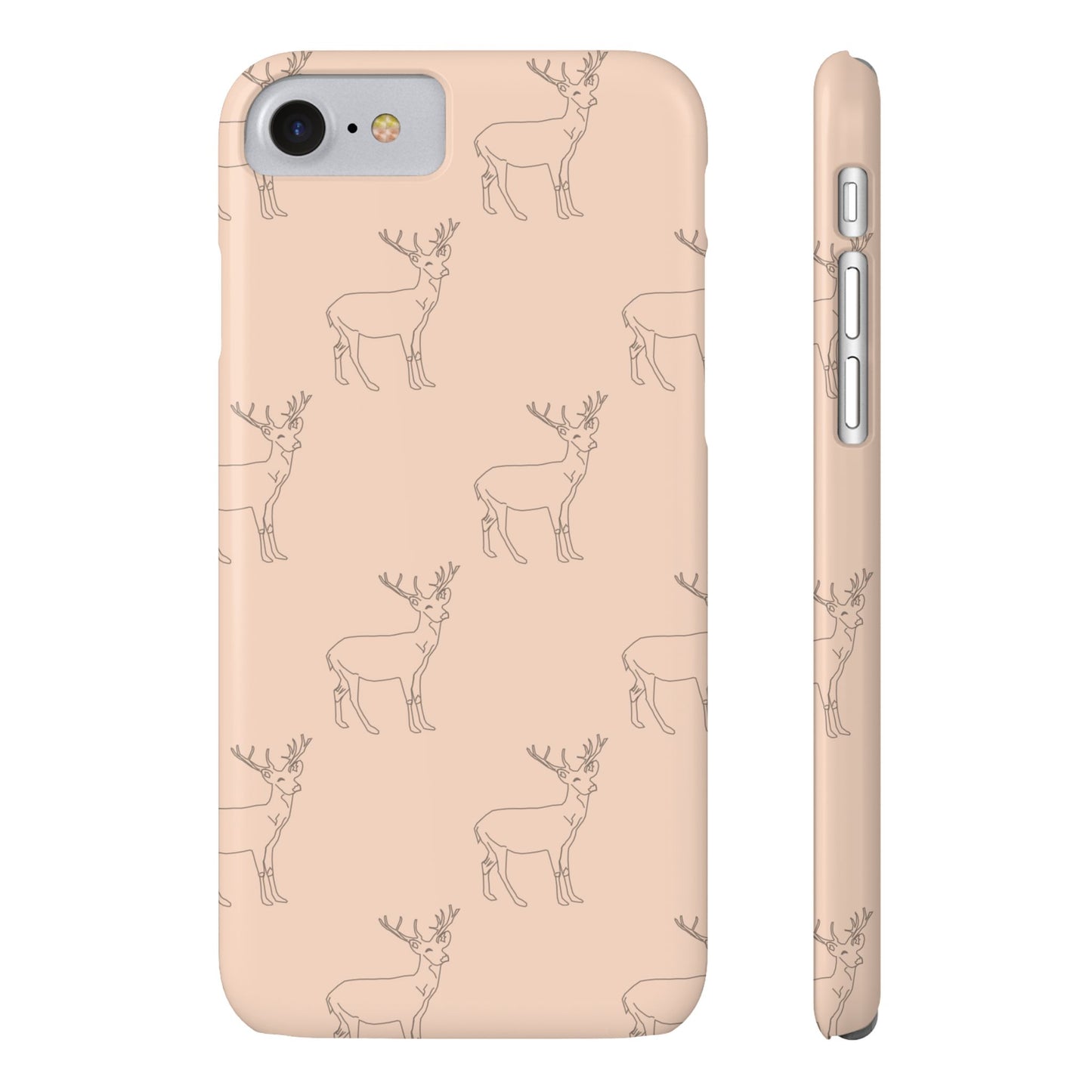 Deer Pattern #03-Slim iPhone Cases - MahaCase