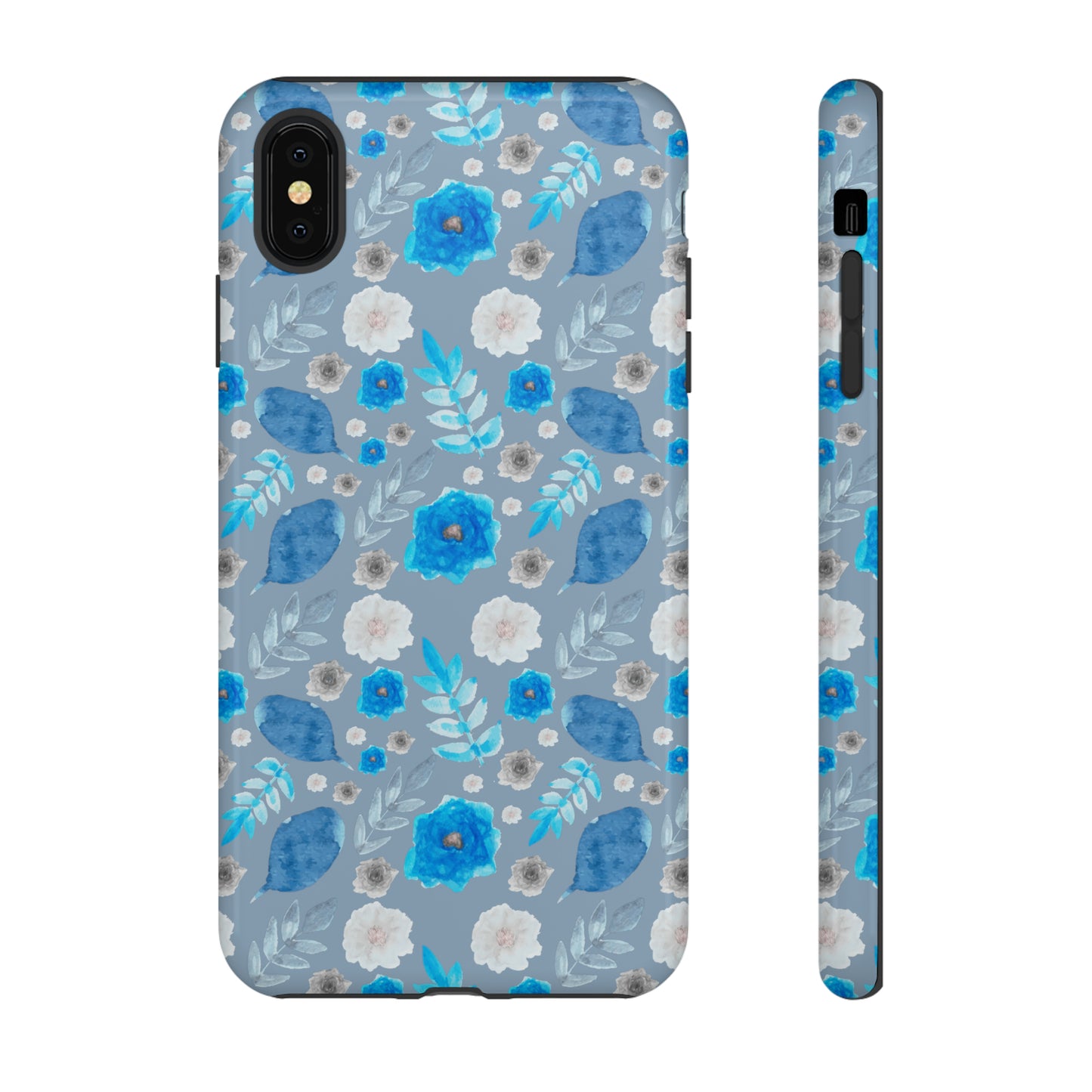 Blue Blooms-Tough Cases - MahaCase