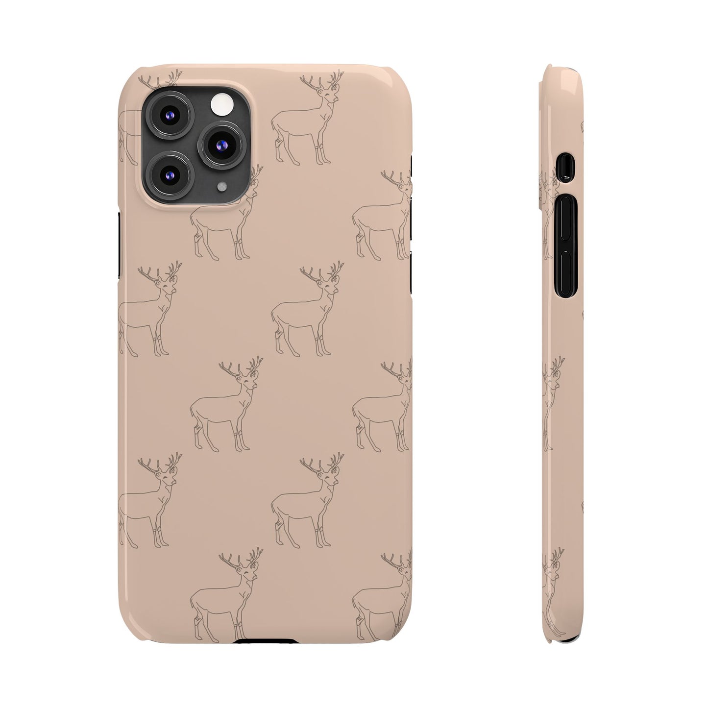 Deer Pattern #03-Slim iPhone Cases - MahaCase