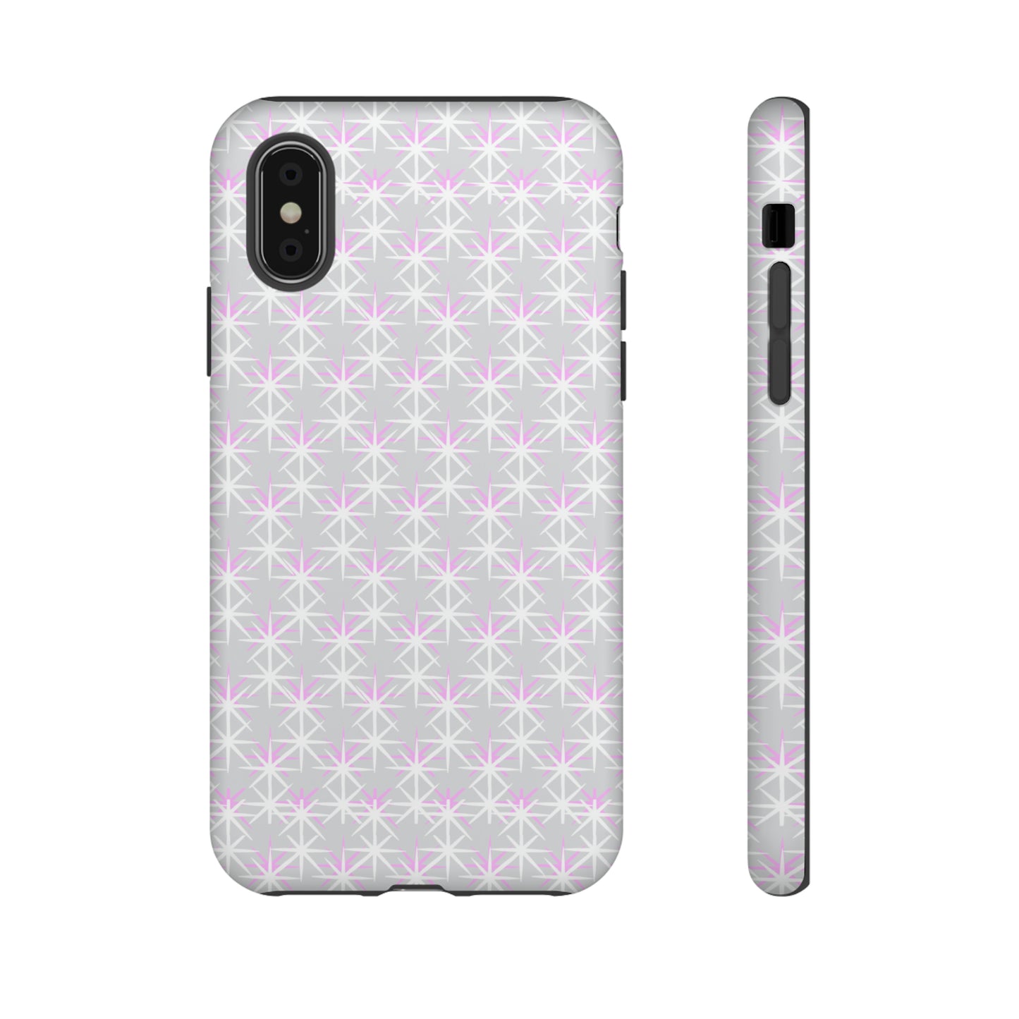 Grey Skies, Pink Stars-Tough Cases - MahaCase