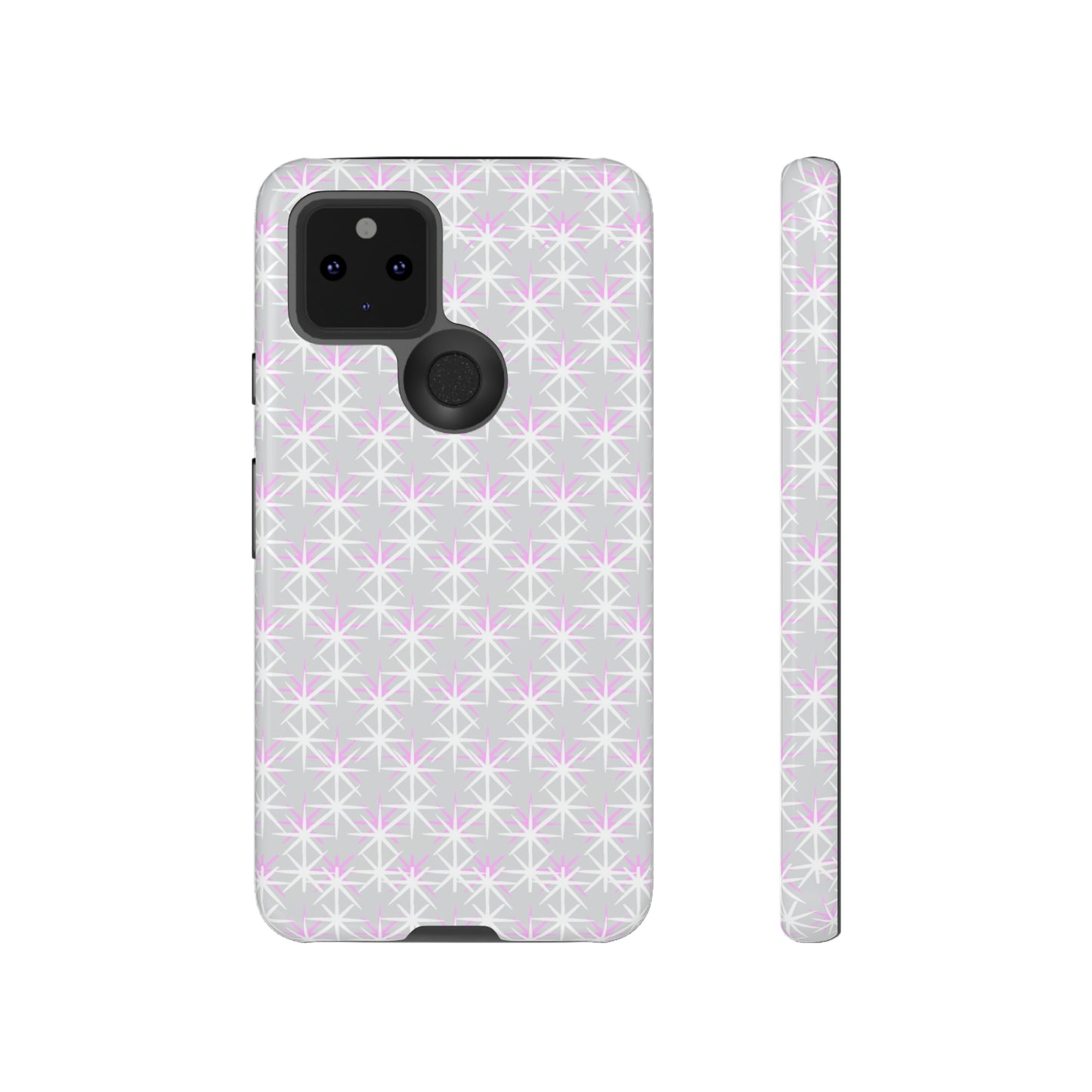 Grey Skies, Pink Stars-Tough Cases - MahaCase
