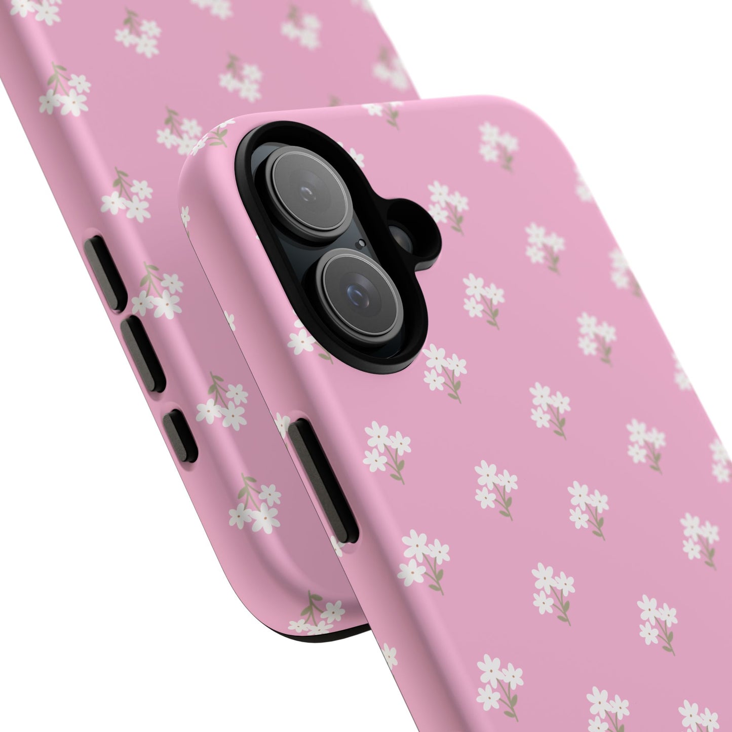 Floral Tough Phone Case - Pink Blossom Design - iPhone Samsung Galaxy Google Pixel - MahaCase