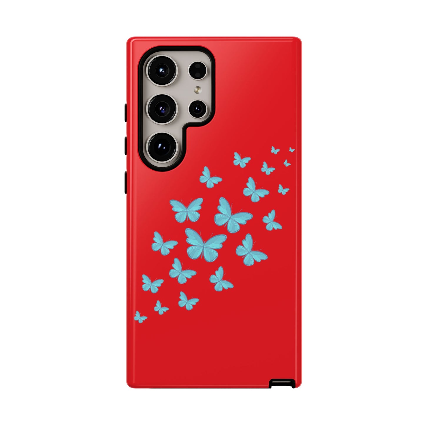Butterflies in Red - Tough Cases iPhone Samsung Google Pixel - MahaCase