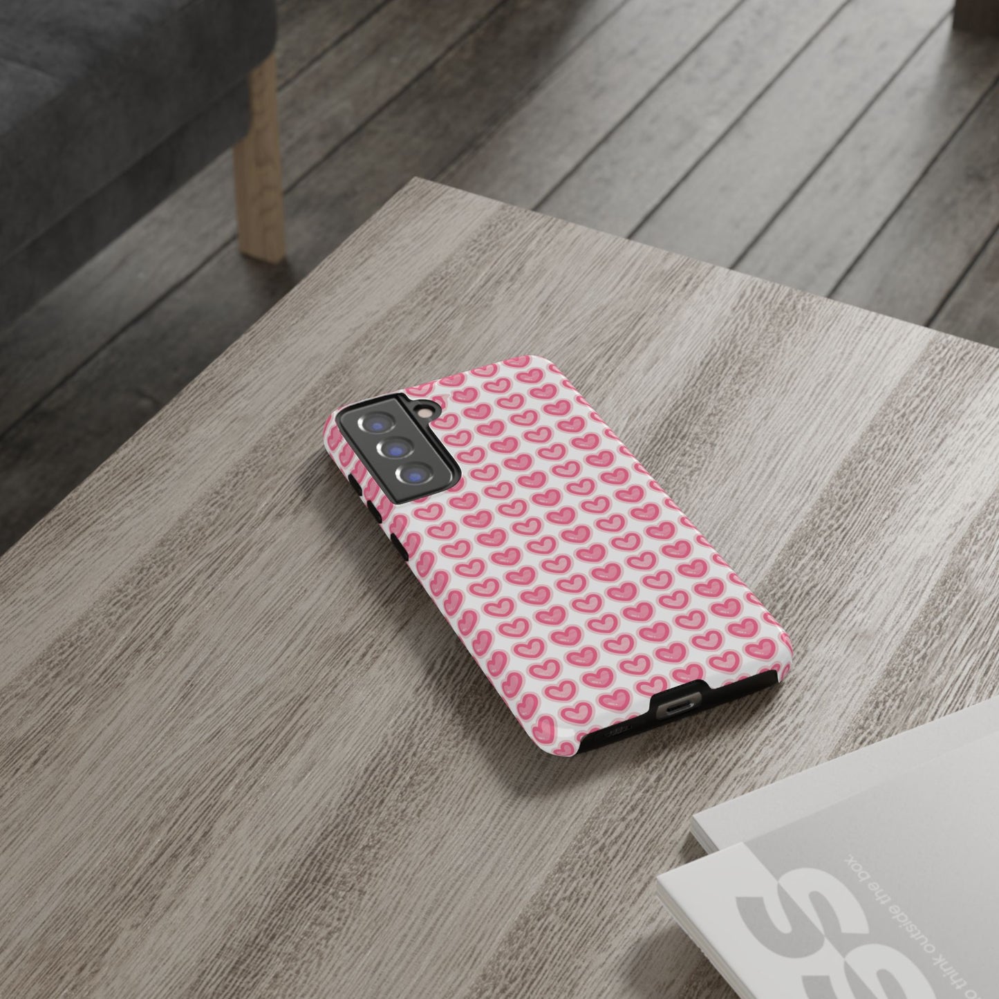 Hearts Pattern - Tough Cases iPhone Samsung Google Pixel - MahaCase