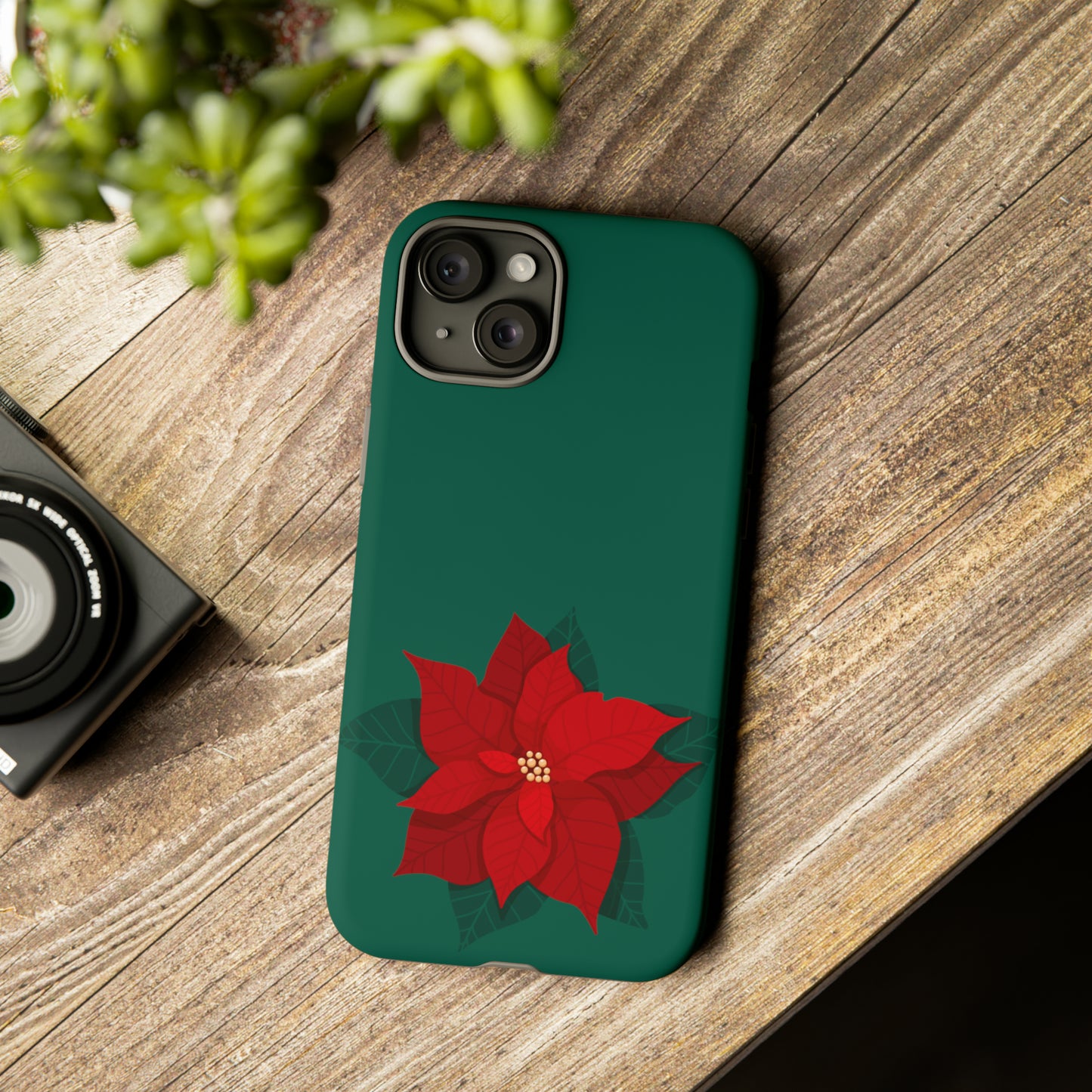 Poinsettia Charm #10-Tough Cases - MahaCase
