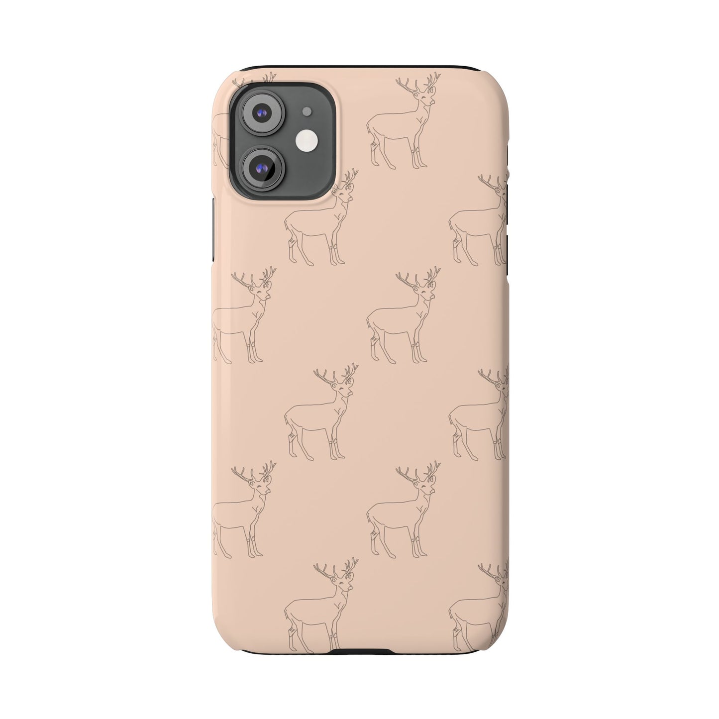 Deer Pattern #03-Slim iPhone Cases - MahaCase