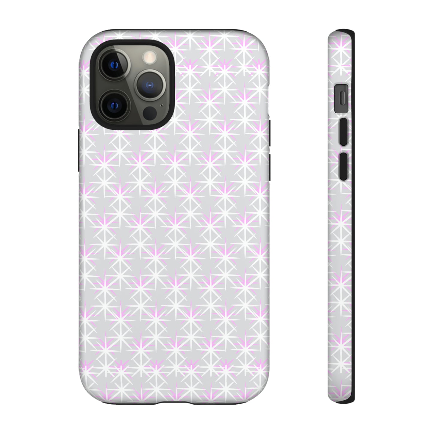 Grey Skies, Pink Stars-Tough Cases - MahaCase