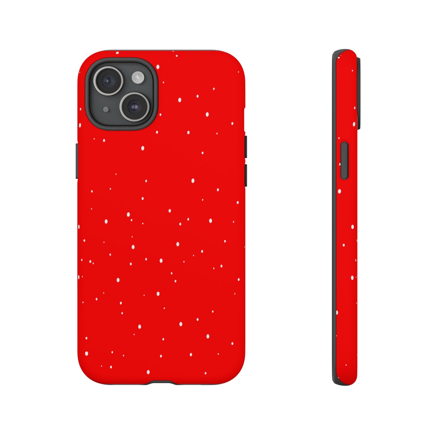 Snowy Red - Tough Cases iPhone Samsung Google Pixel - MahaCase