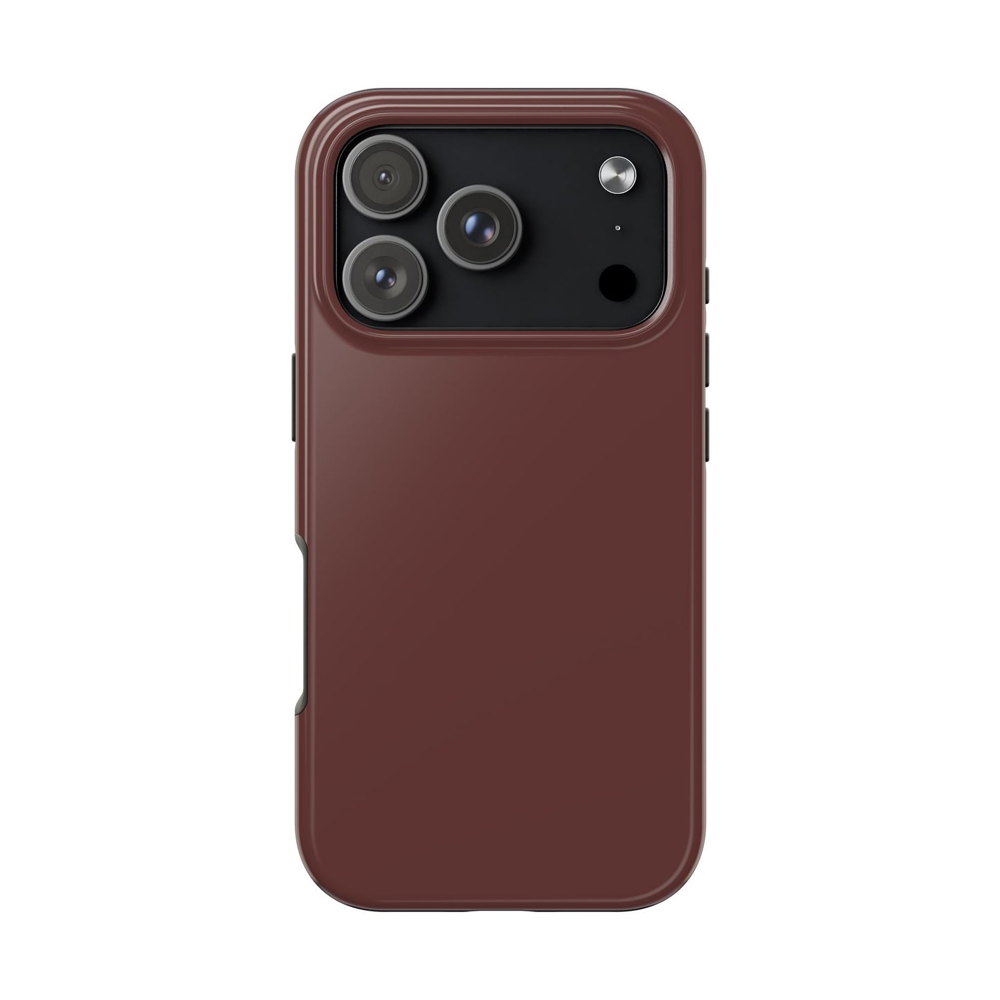 Phone Case - Garnet Color Fall 2025 Trending Color, Sturdy Phone Cases, Durable Cell Phone Covers, Trendy Gadget Protection, Unique Phone Accessories- iPhone, Samsung