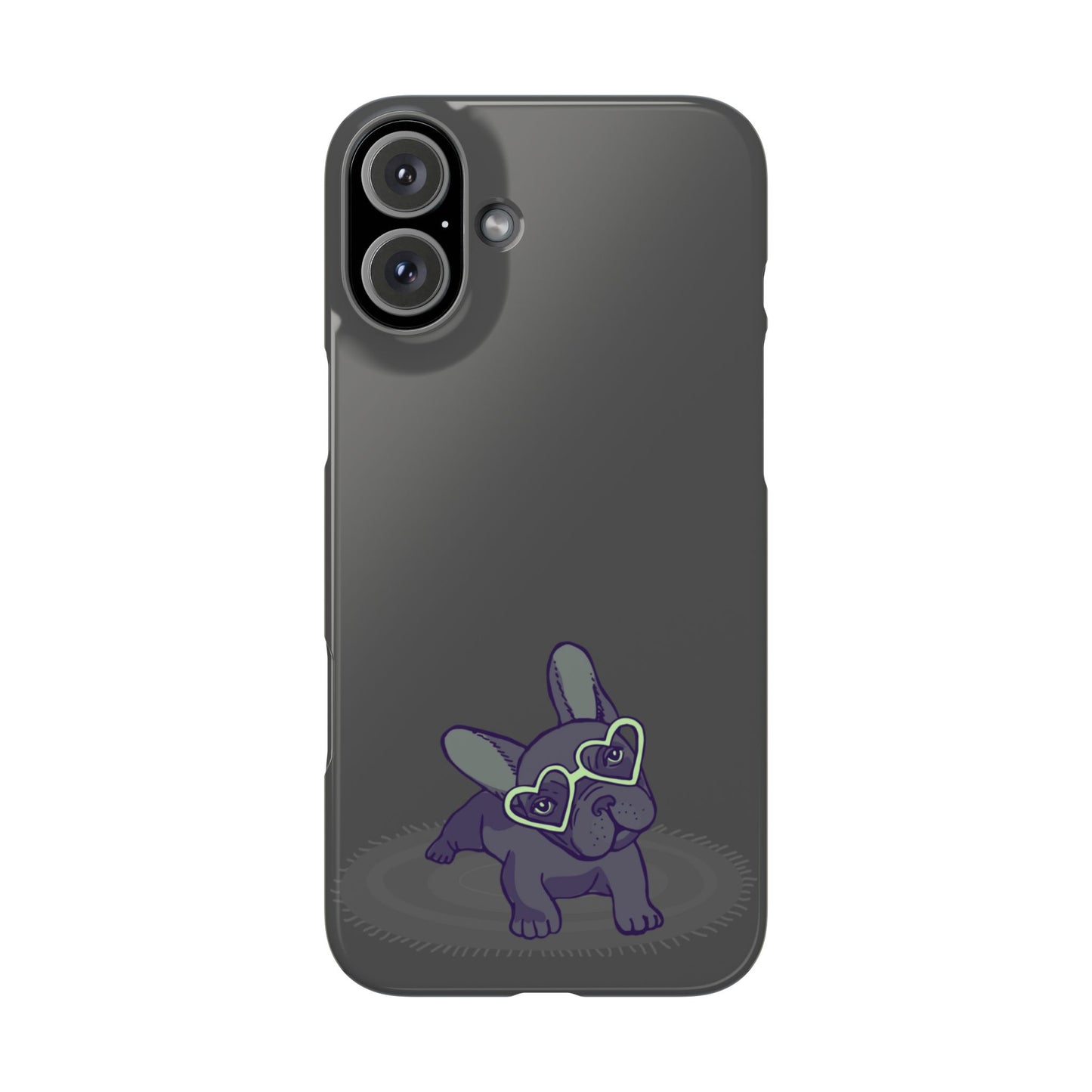 Bulldog Puppy Slim iPhone Cases - MahaCase