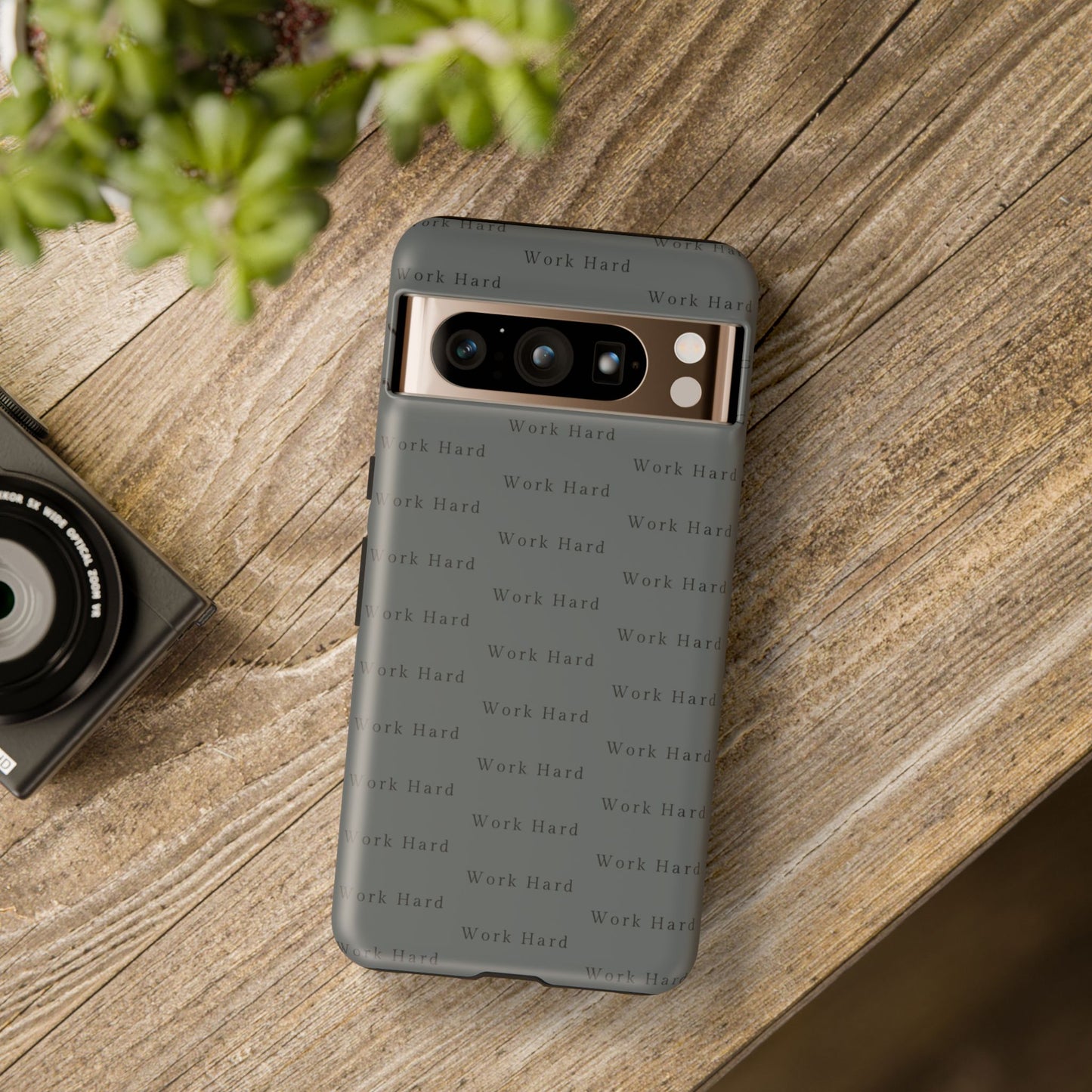 Work Hard Reminder Tough Cases iPhone Samsung Google Pixel - MahaCase