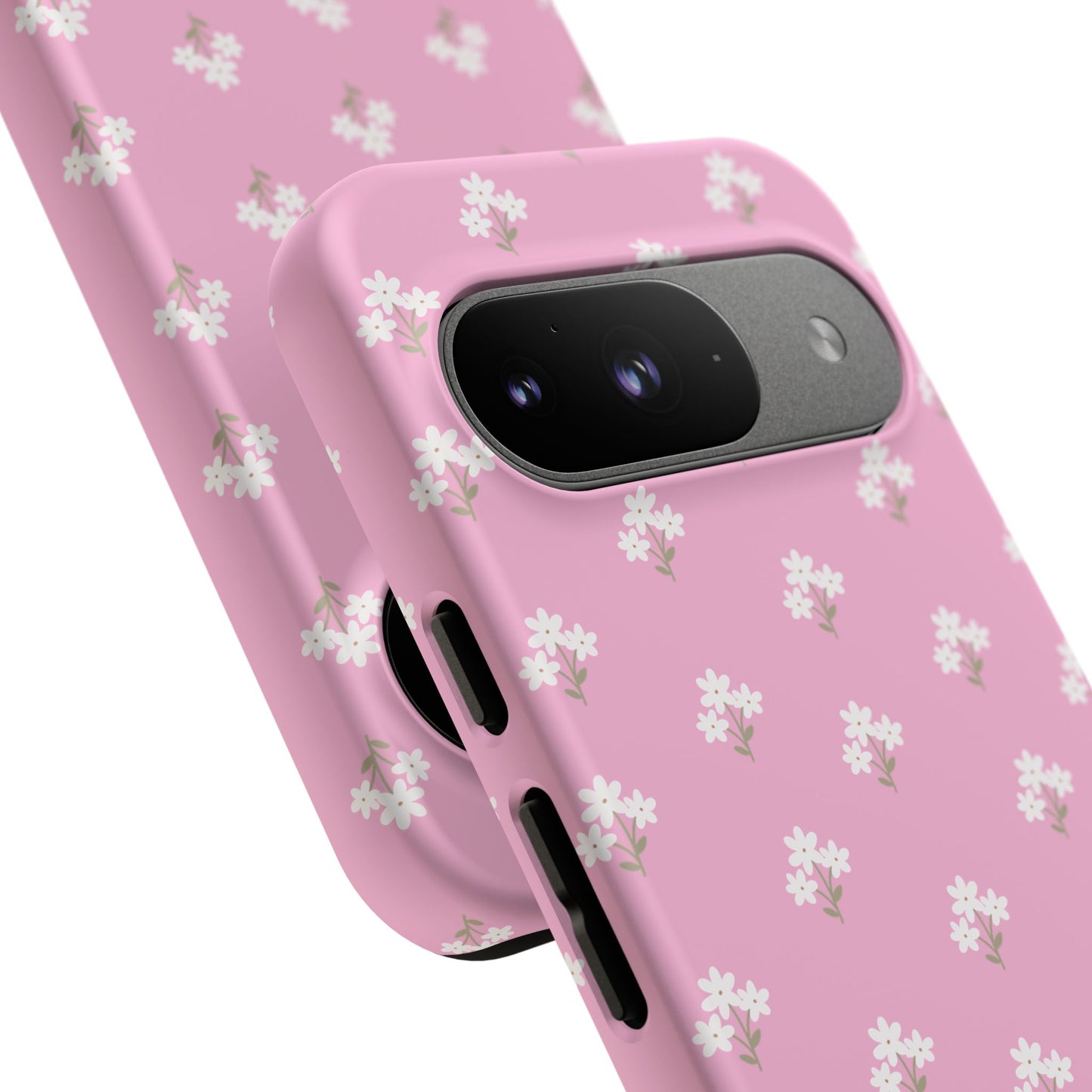 Floral Tough Phone Case - Pink Blossom Design - iPhone Samsung Galaxy Google Pixel - MahaCase