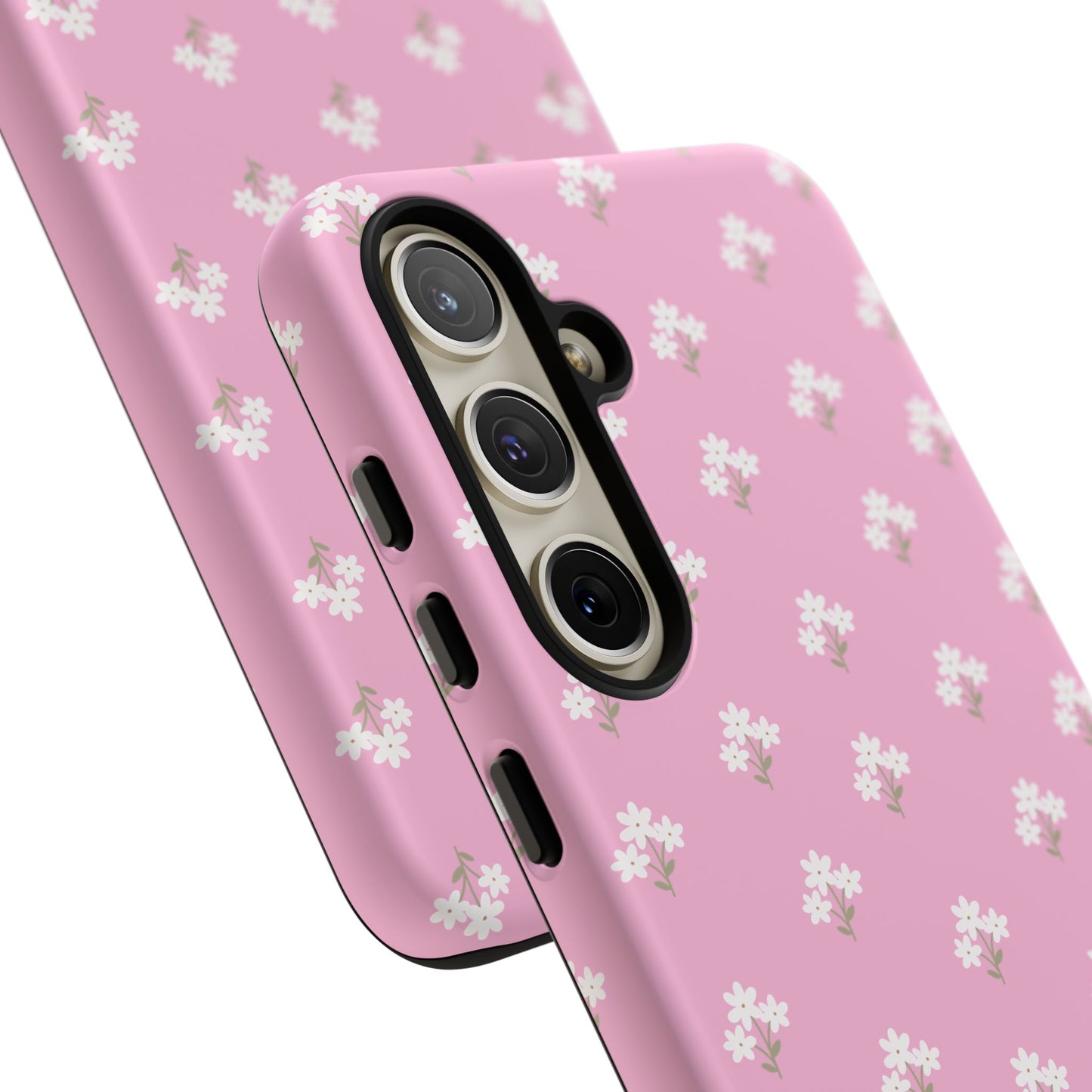 Floral Tough Phone Case - Pink Blossom Design - iPhone Samsung Galaxy Google Pixel - MahaCase