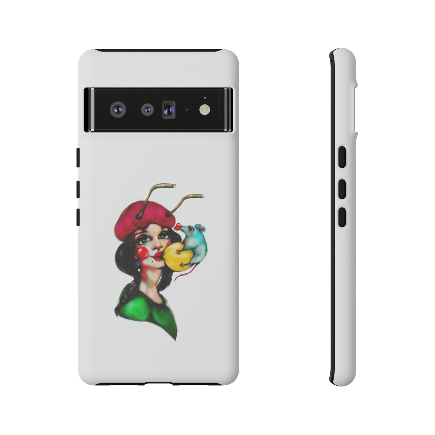 Design #211 White BKG-Tough Cases - MahaCase