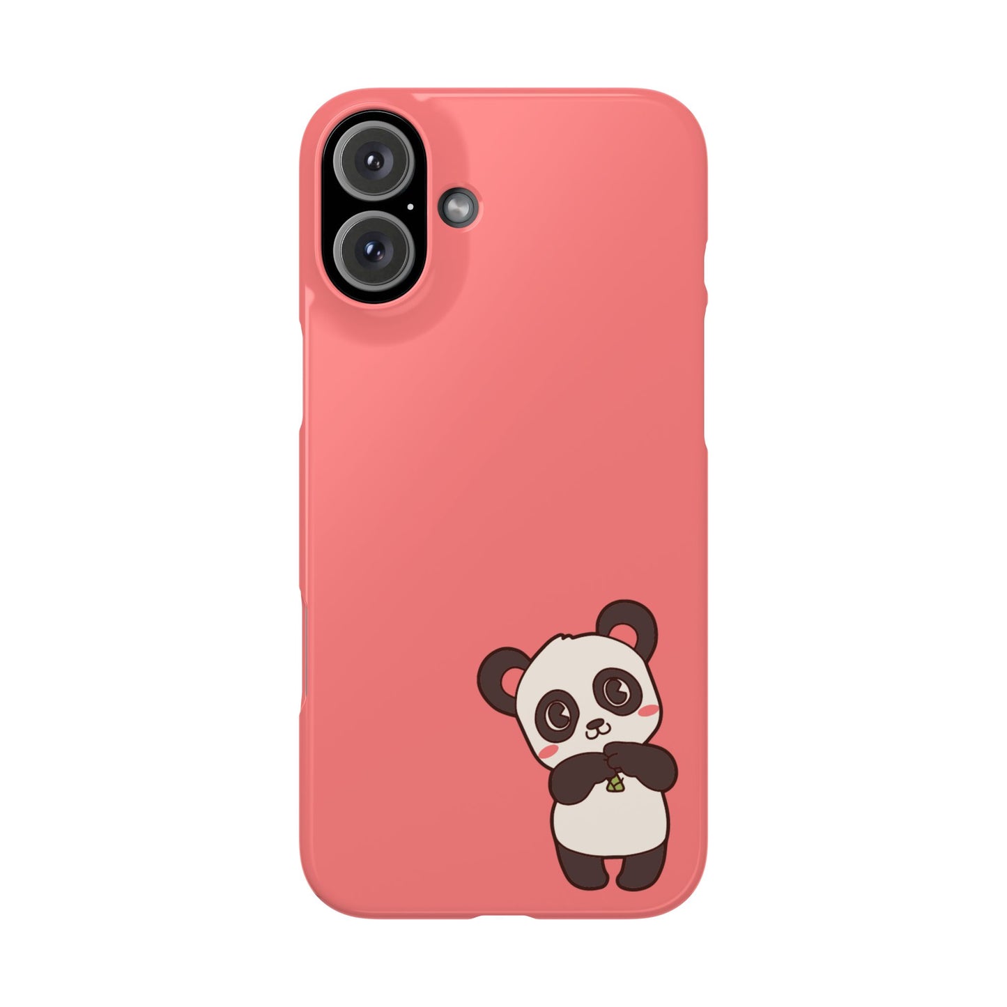 Cute Panda #36-Slim iPhone Cases - MahaCase
