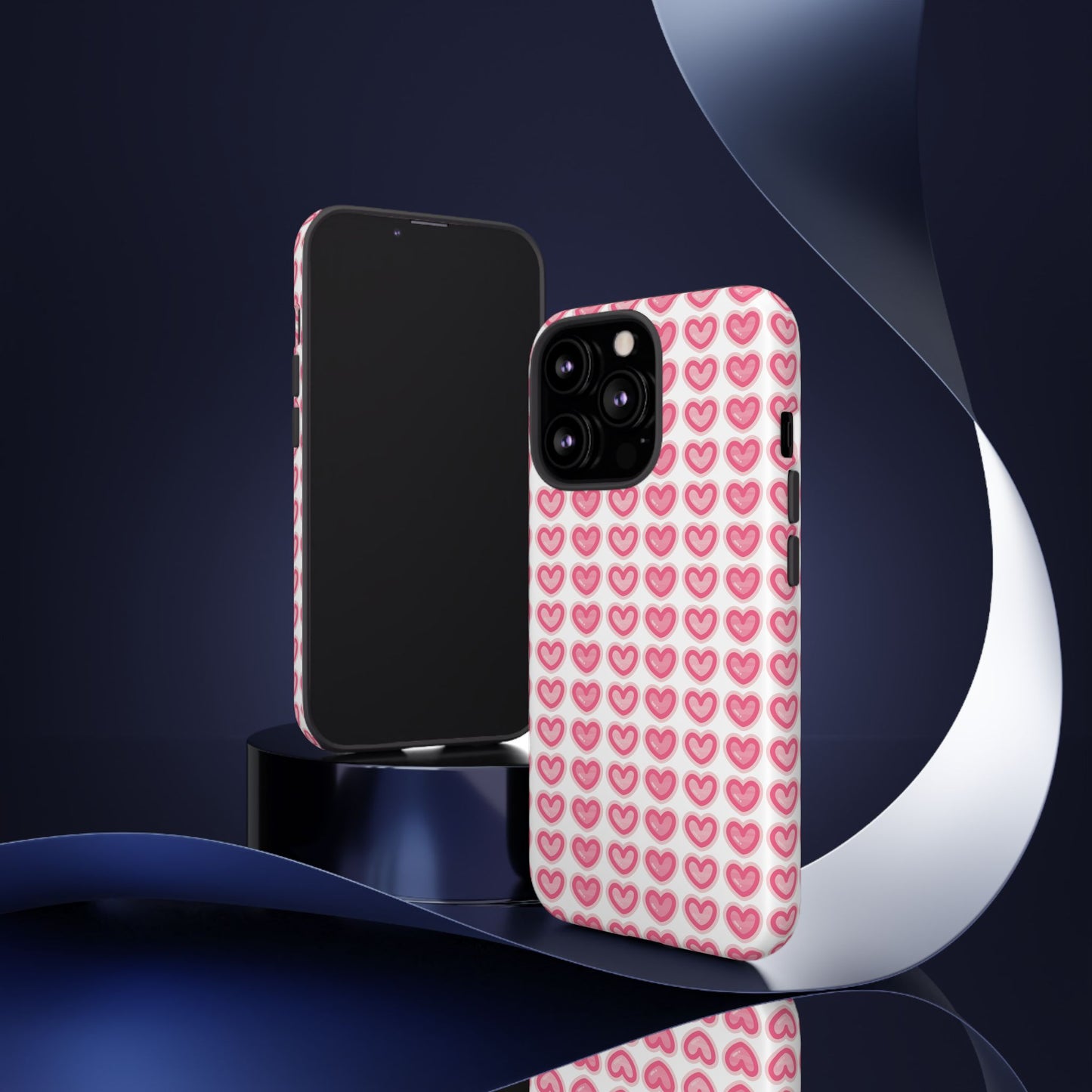 Hearts Pattern - Tough Cases iPhone Samsung Google Pixel - MahaCase
