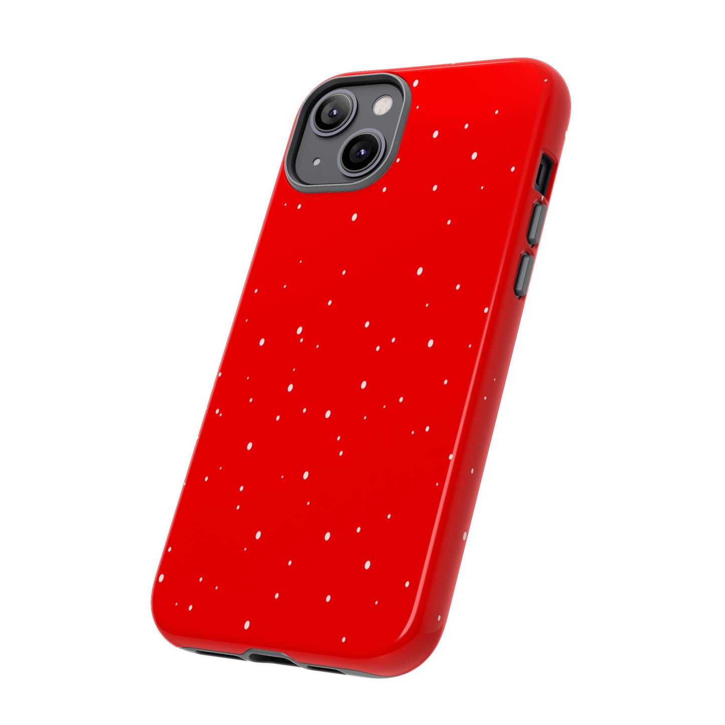 Snowy Red - Tough Cases iPhone Samsung Google Pixel - MahaCase