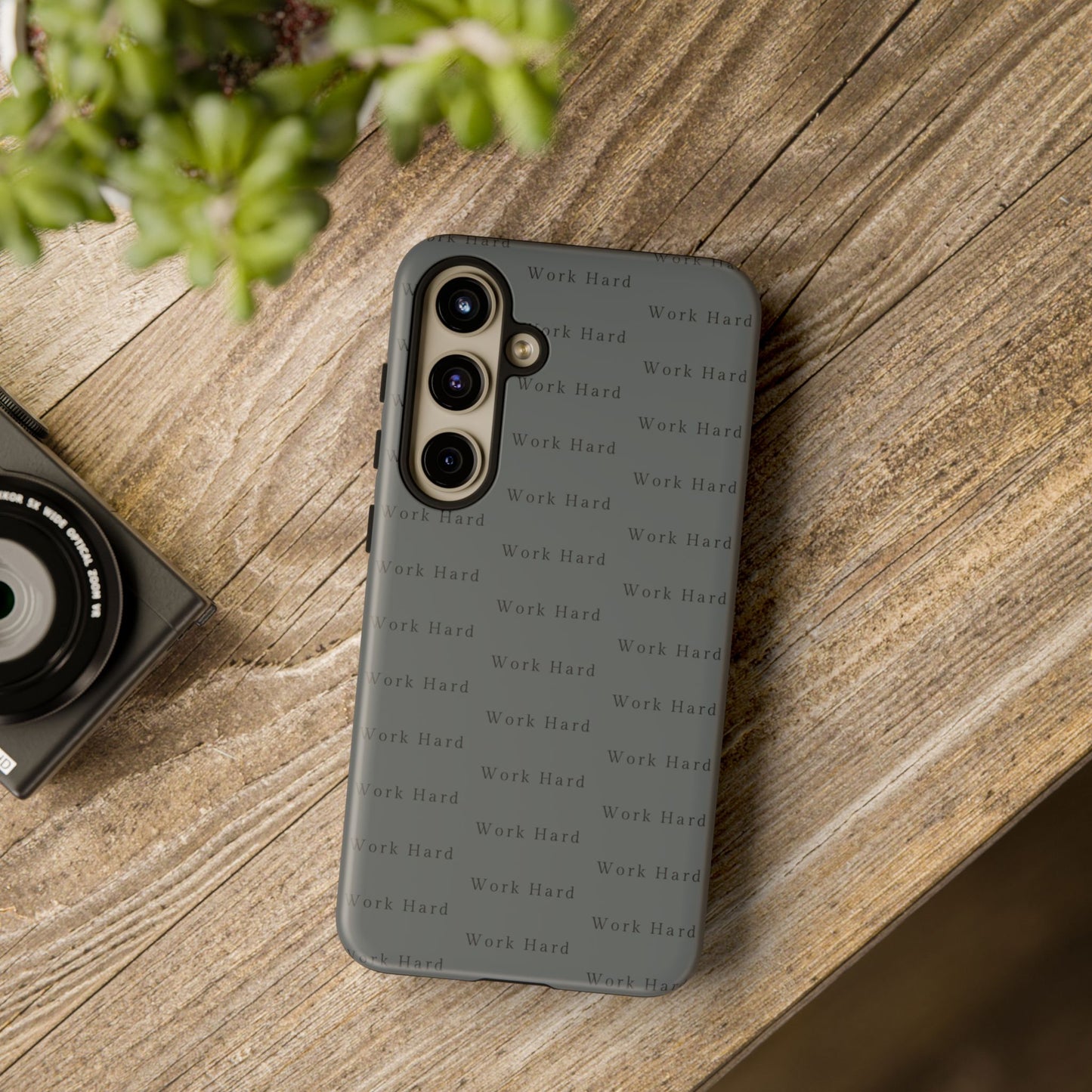 Work Hard Reminder Tough Cases iPhone Samsung Google Pixel - MahaCase