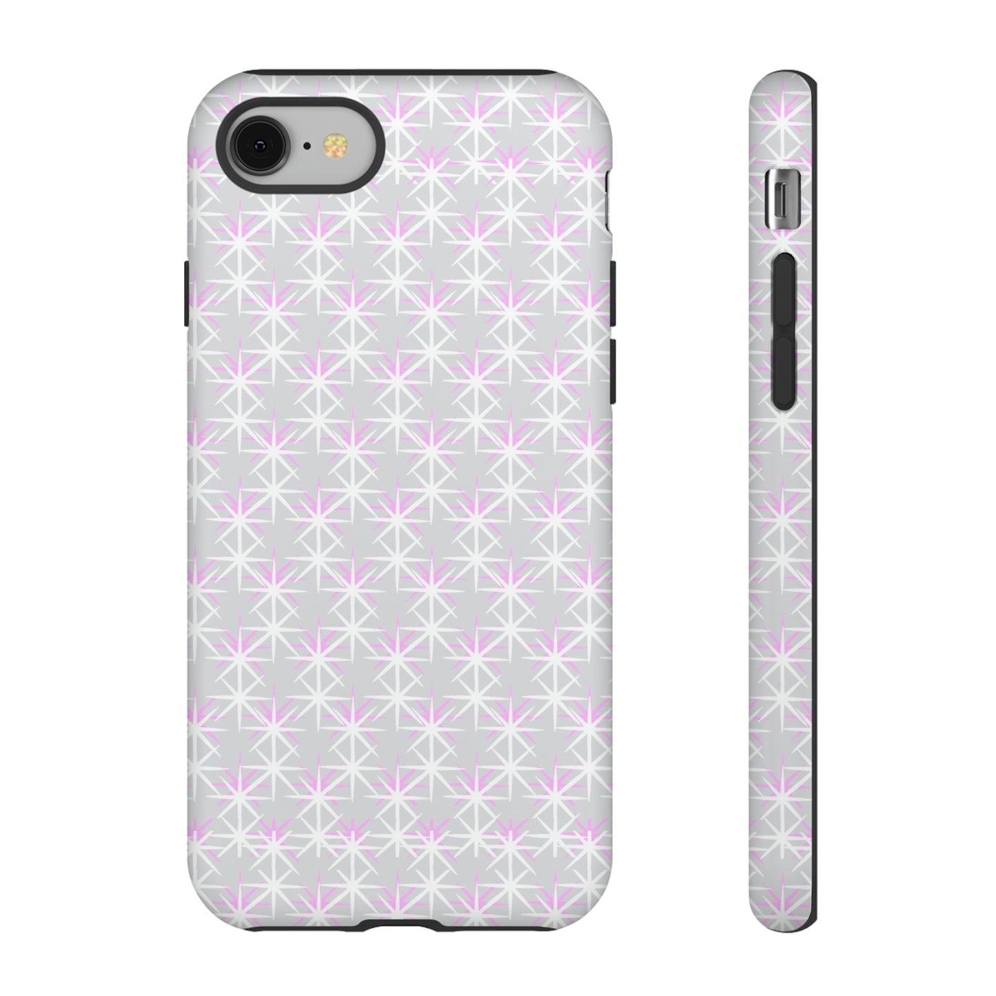 Grey Skies, Pink Stars-Tough Cases - MahaCase