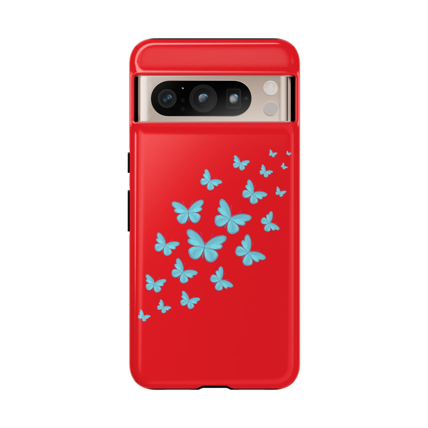 Butterflies in Red - Tough Cases iPhone Samsung Google Pixel - MahaCase