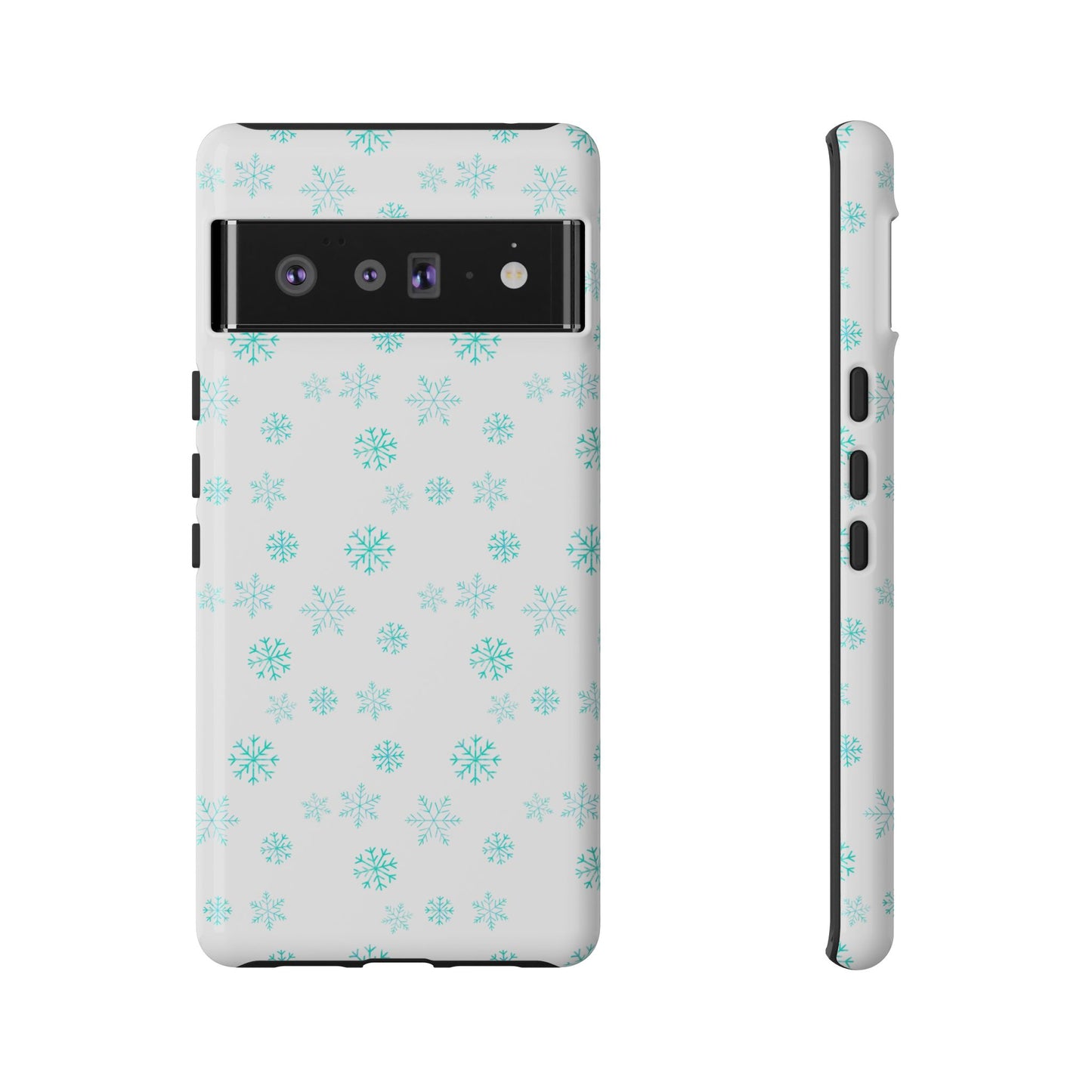Snowy Blue #12 - Tough Cases iPhone Samsung Google Pixel - MahaCase