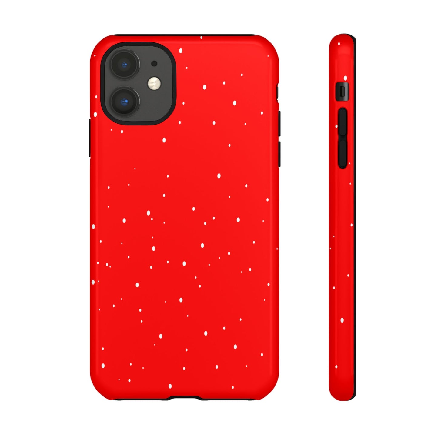 Snowy Red - Tough Cases iPhone Samsung Google Pixel - MahaCase