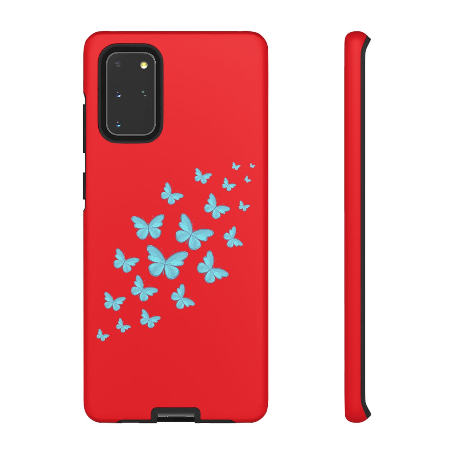 Butterflies in Red - Tough Cases iPhone Samsung Google Pixel - MahaCase