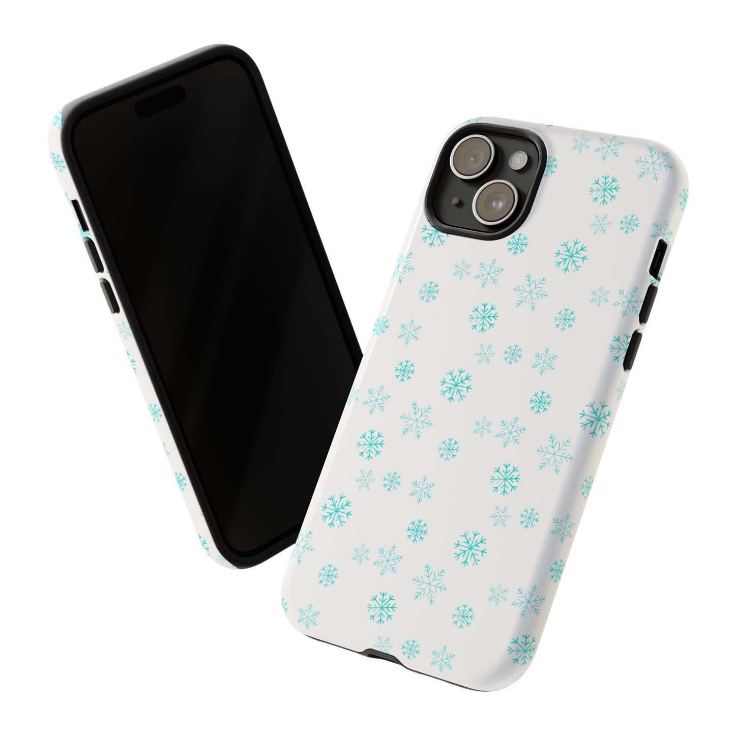 Snowy Blue #12 - Tough Cases iPhone Samsung Google Pixel - MahaCase