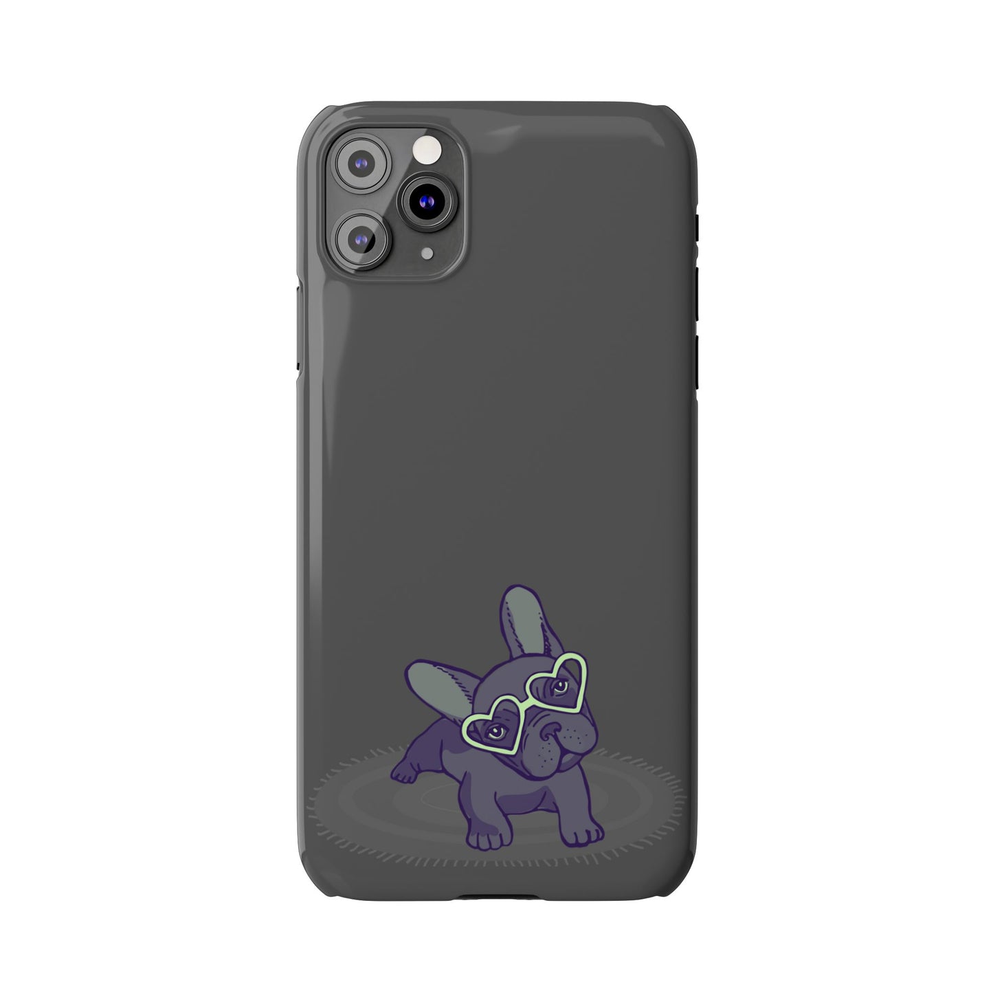 Bulldog Puppy Slim iPhone Cases - MahaCase