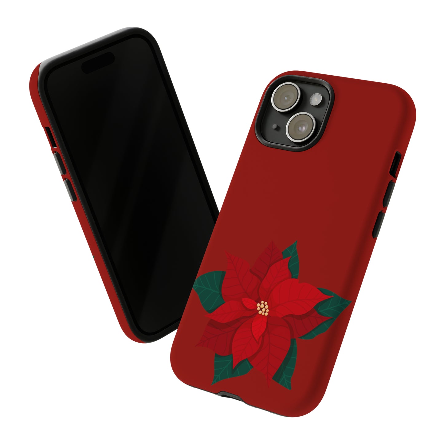 Poinsettia Charm #12-Tough Cases - MahaCase