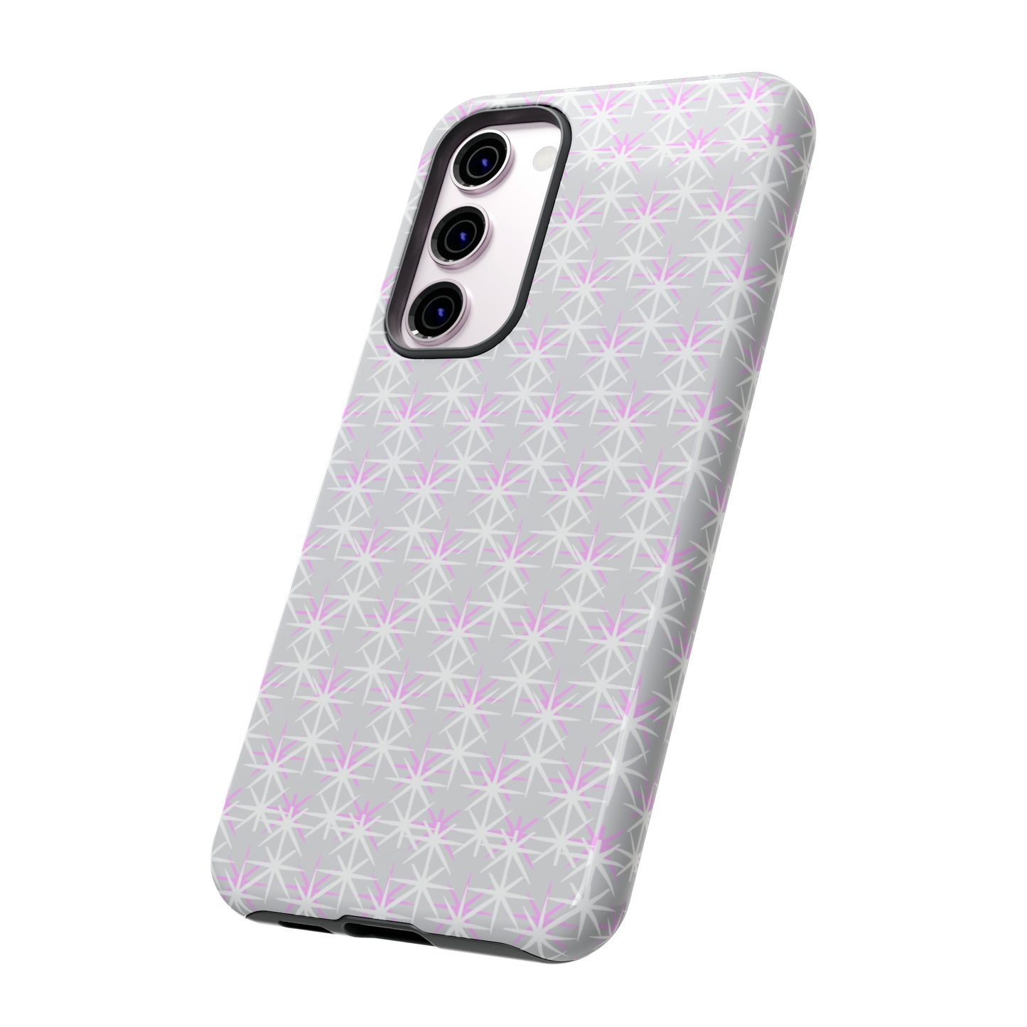 Grey Skies, Pink Stars-Tough Cases - MahaCase