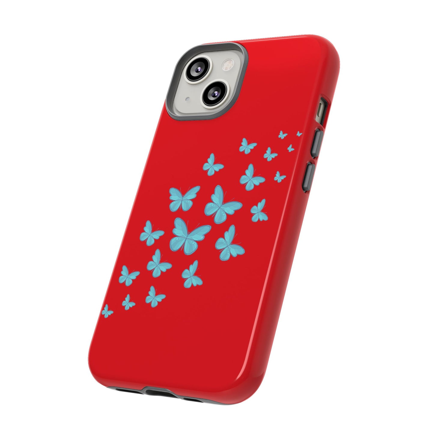 Butterflies in Red - Tough Cases iPhone Samsung Google Pixel - MahaCase