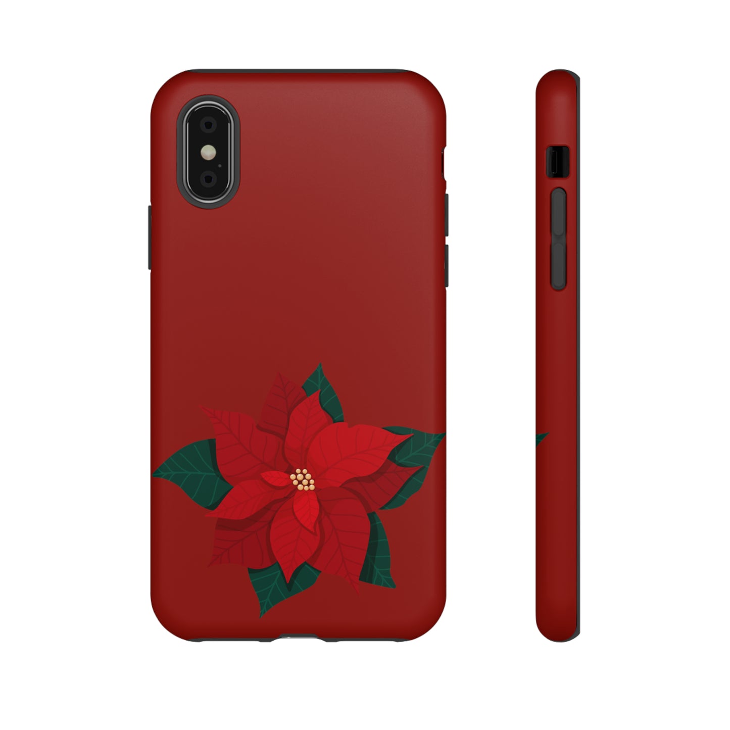 Poinsettia Charm #12-Tough Cases - MahaCase