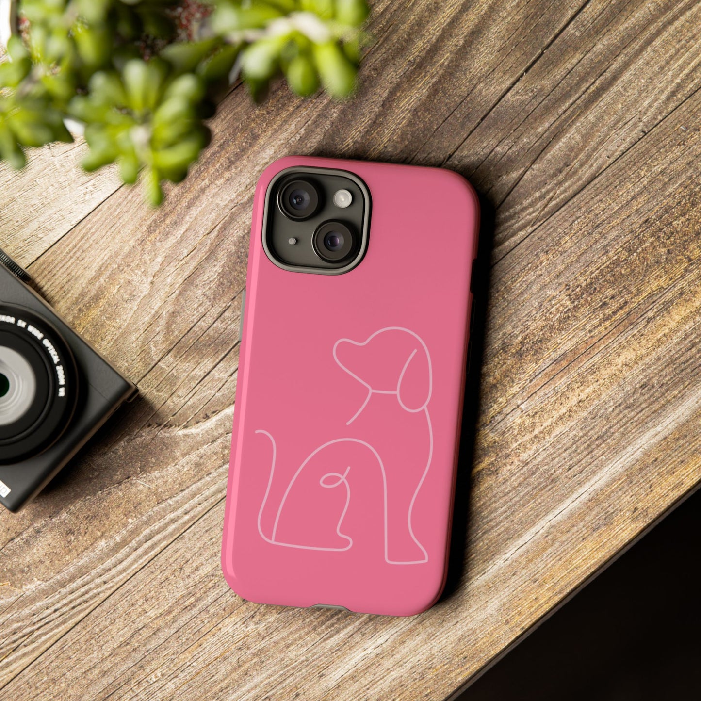 Pink Pup #10-Tough Cases iPhone Samsung Google Pixel - MahaCase