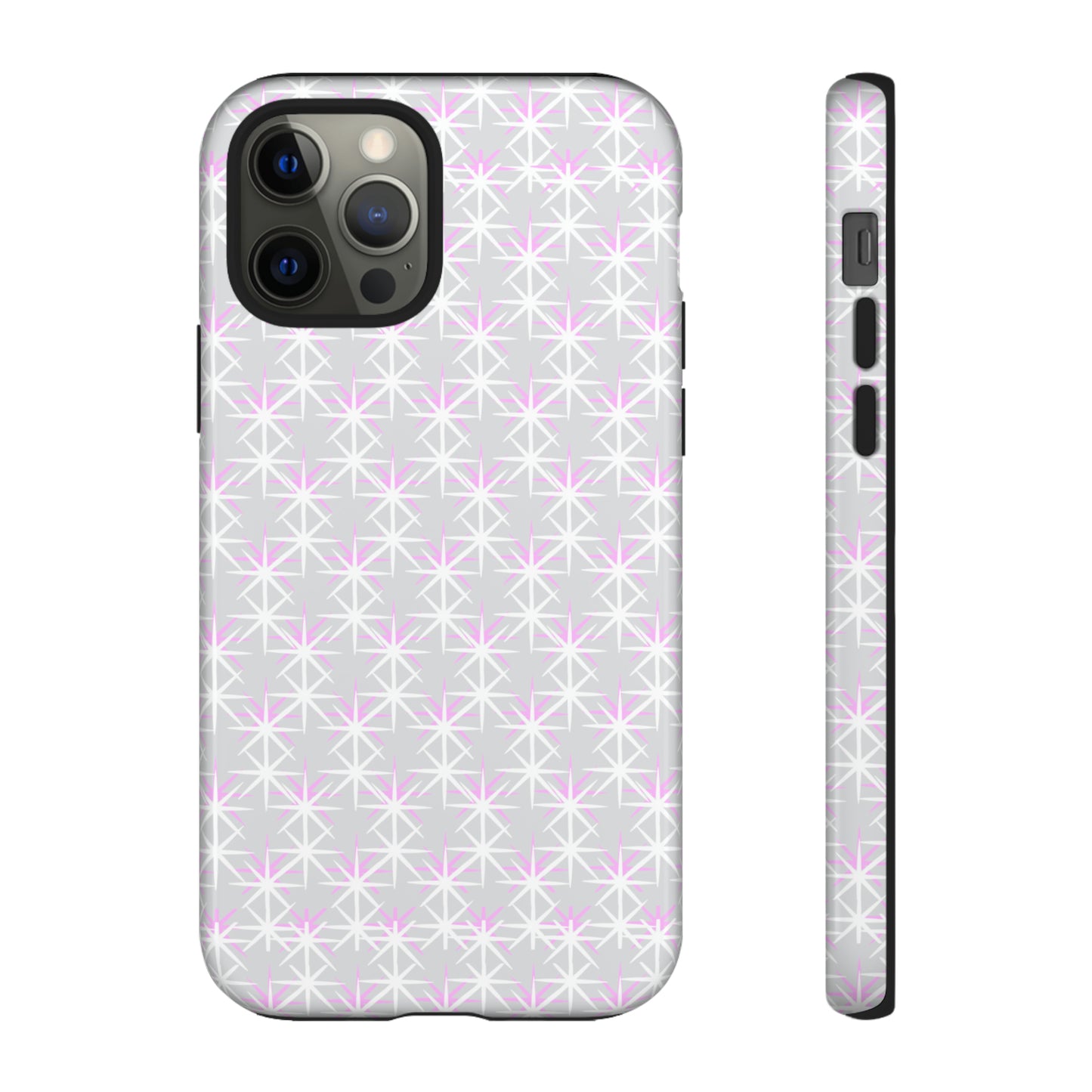 Grey Skies, Pink Stars-Tough Cases - MahaCase